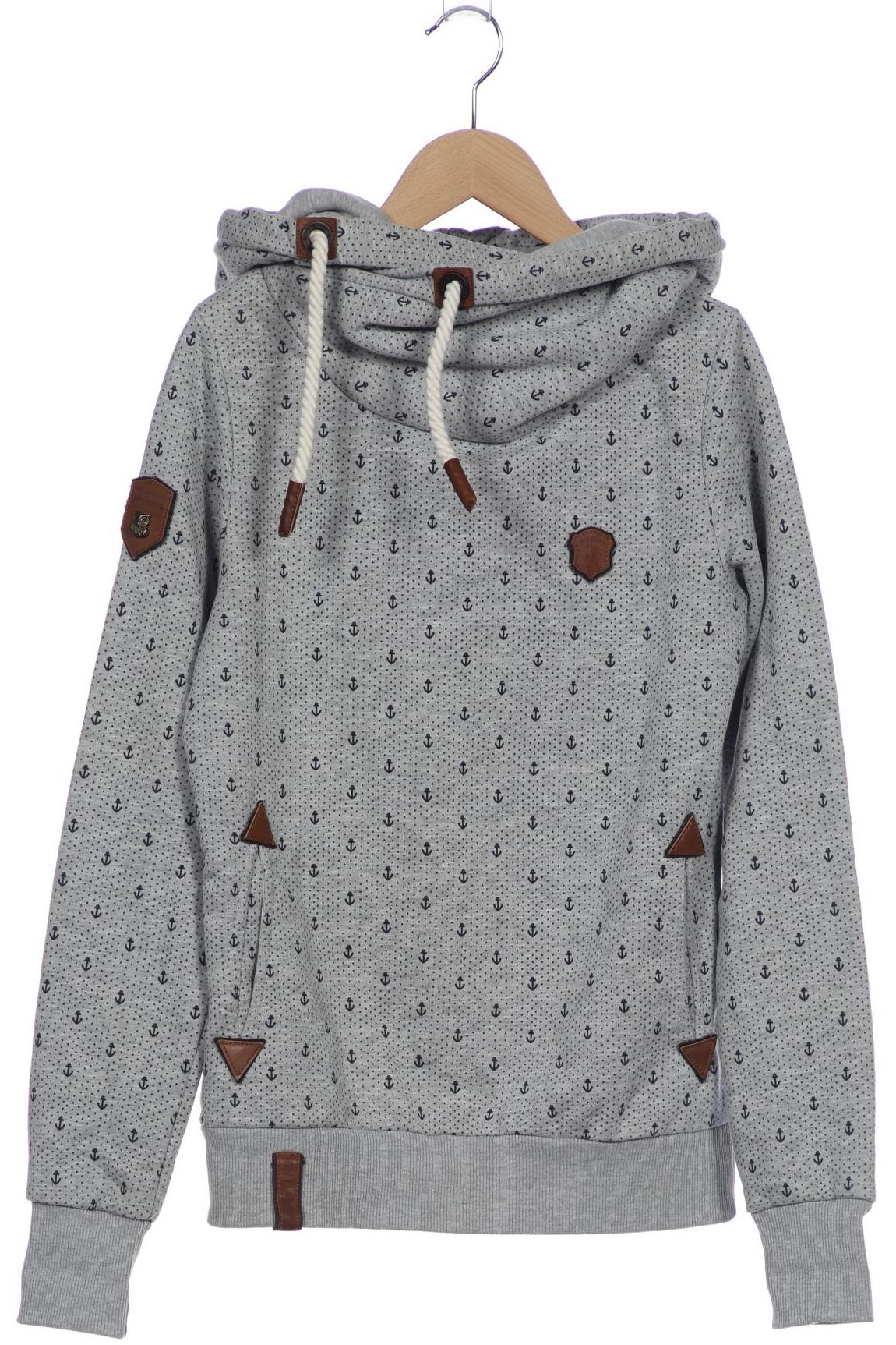 

Naketano Damen Kapuzenpullover, grau, Gr. 38