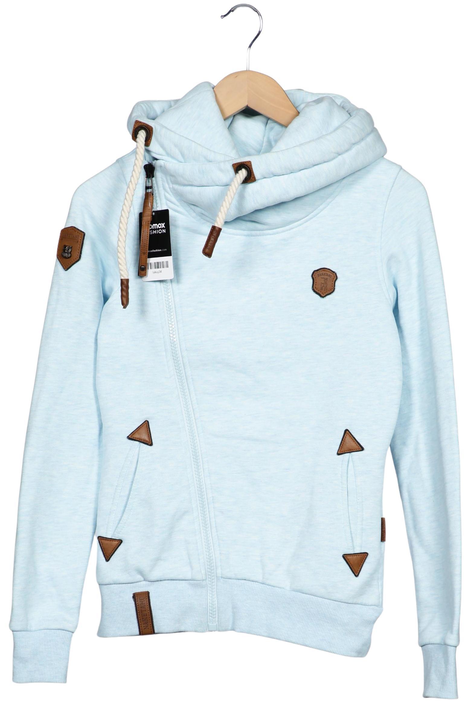 

Naketano Damen Kapuzenpullover, hellblau, Gr. 34
