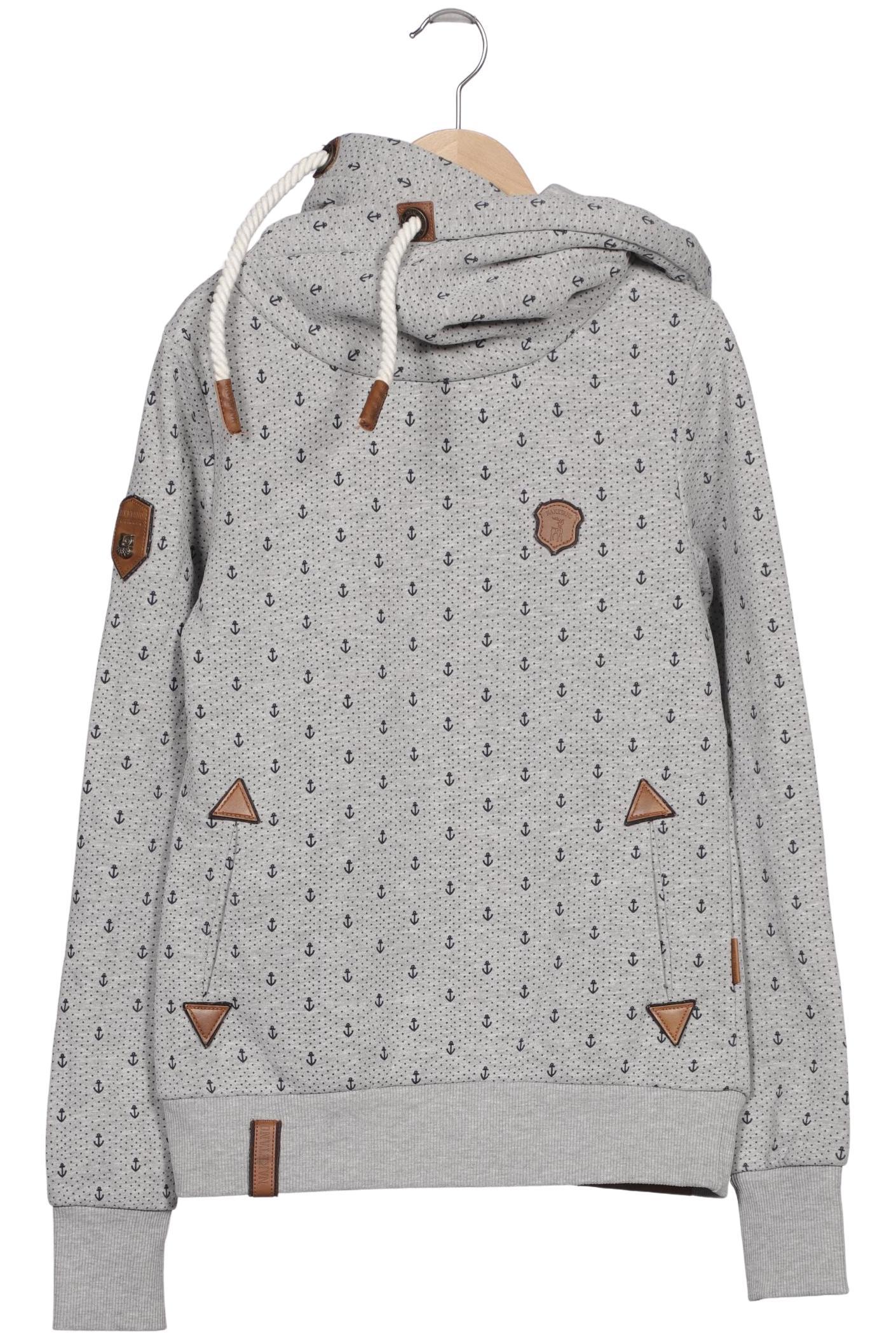

Naketano Damen Kapuzenpullover, grau, Gr. 36