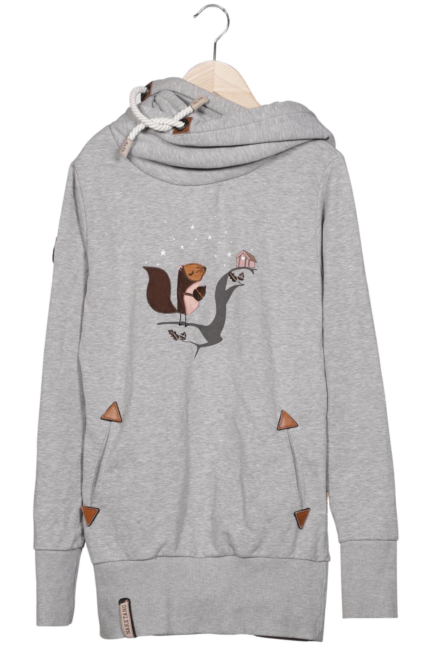 

Naketano Damen Kapuzenpullover, grau, Gr. 38