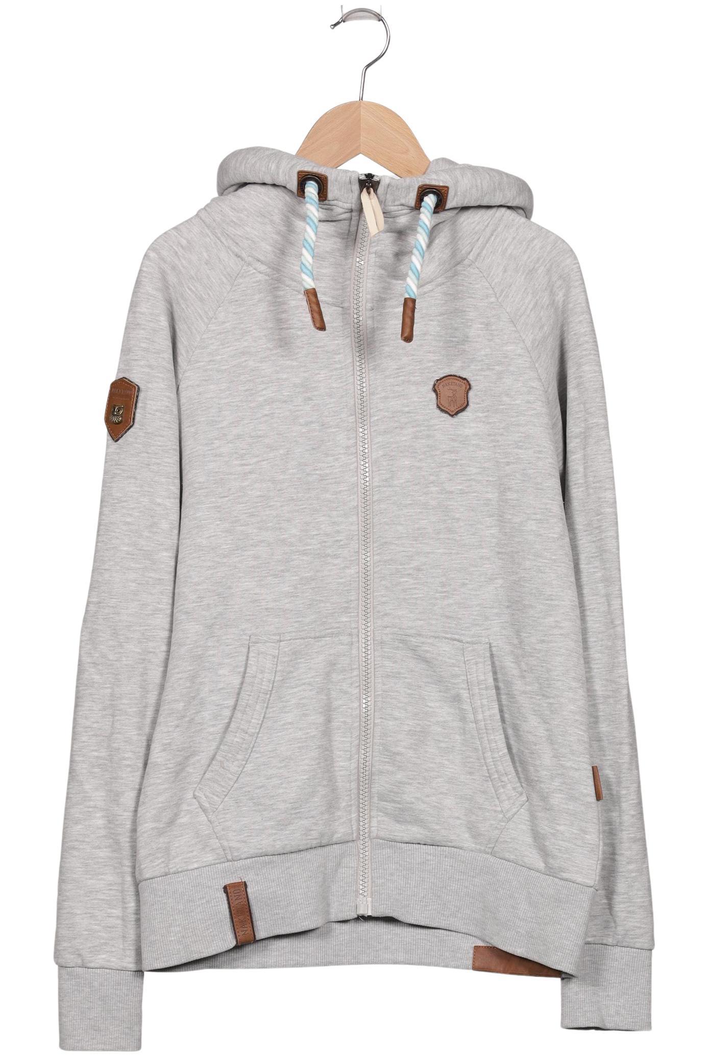 

Naketano Damen Kapuzenpullover, grau, Gr. 38