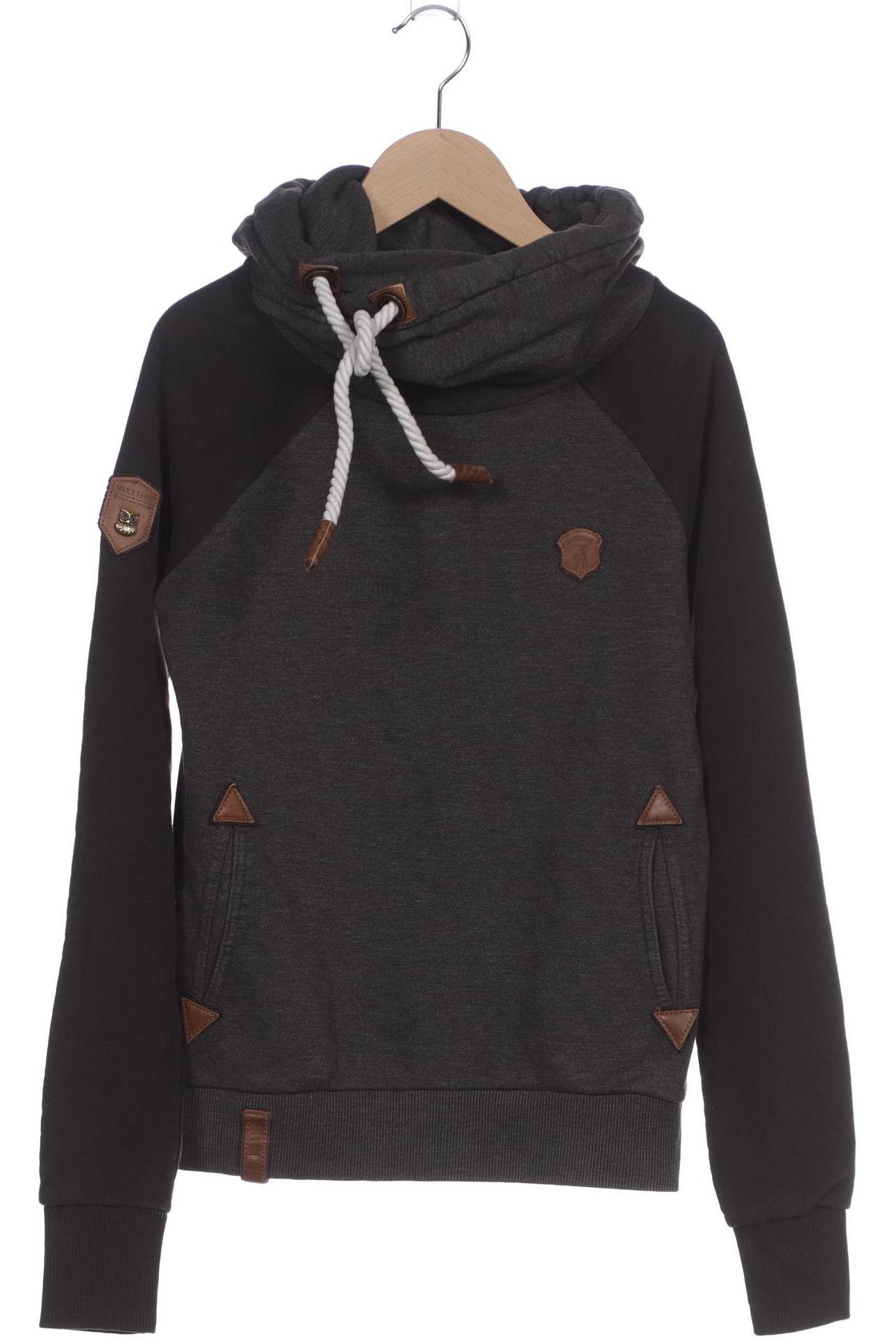 

Naketano Damen Kapuzenpullover, grau, Gr. 36