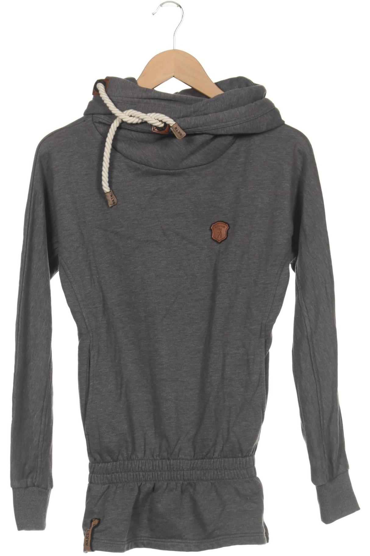 

Naketano Damen Kapuzenpullover, grau, Gr. 34
