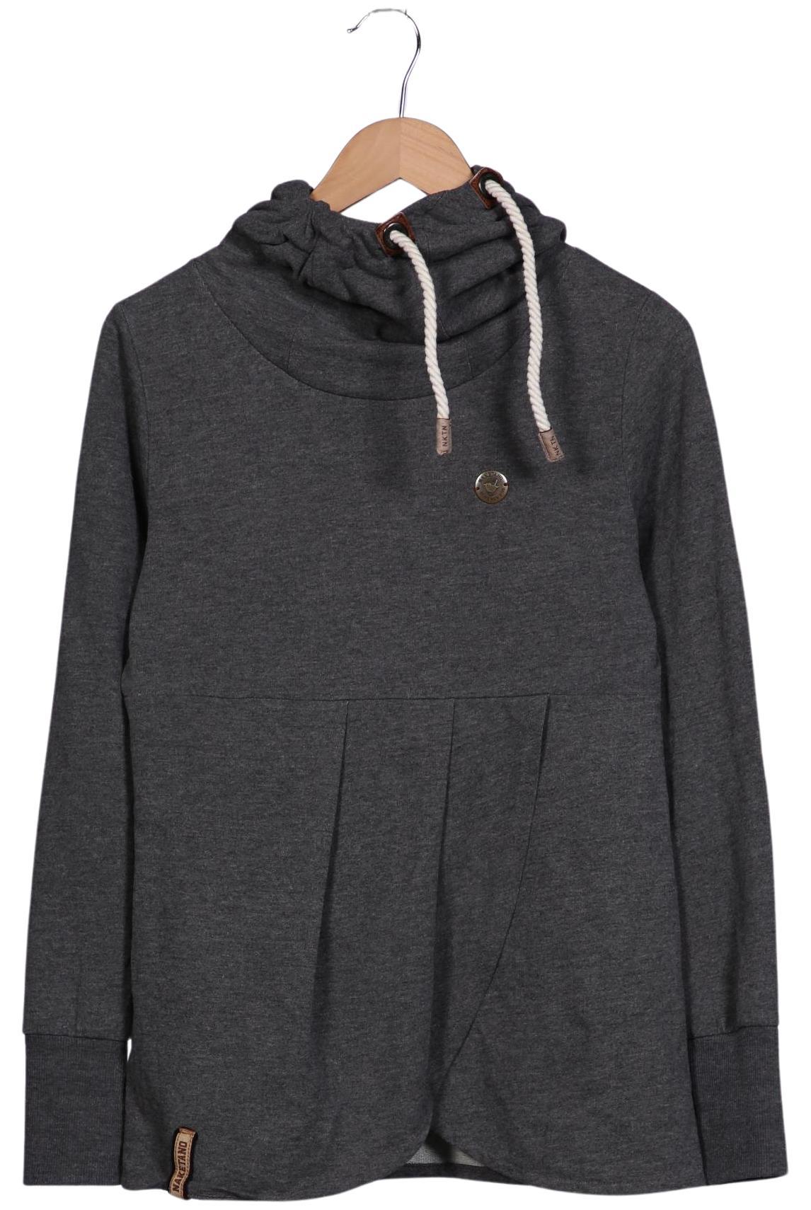 

Naketano Damen Kapuzenpullover, grau, Gr. 38