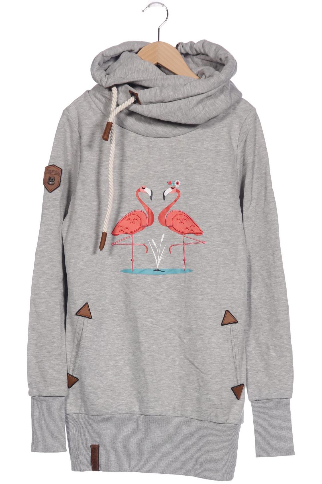 

Naketano Damen Kapuzenpullover, grau, Gr. 38