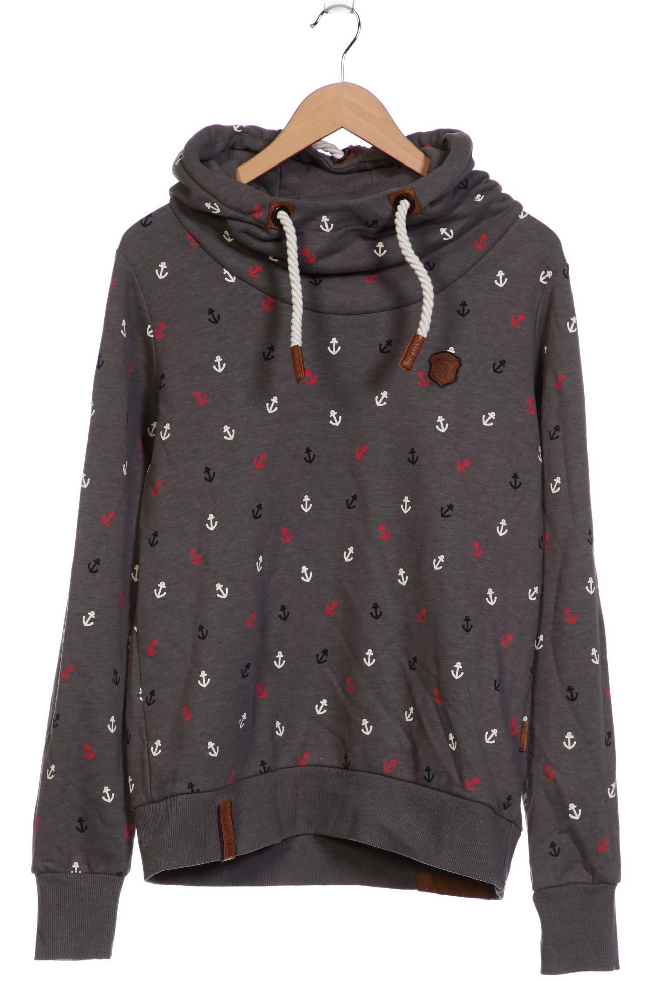 

Naketano Damen Kapuzenpullover, grau, Gr. 44