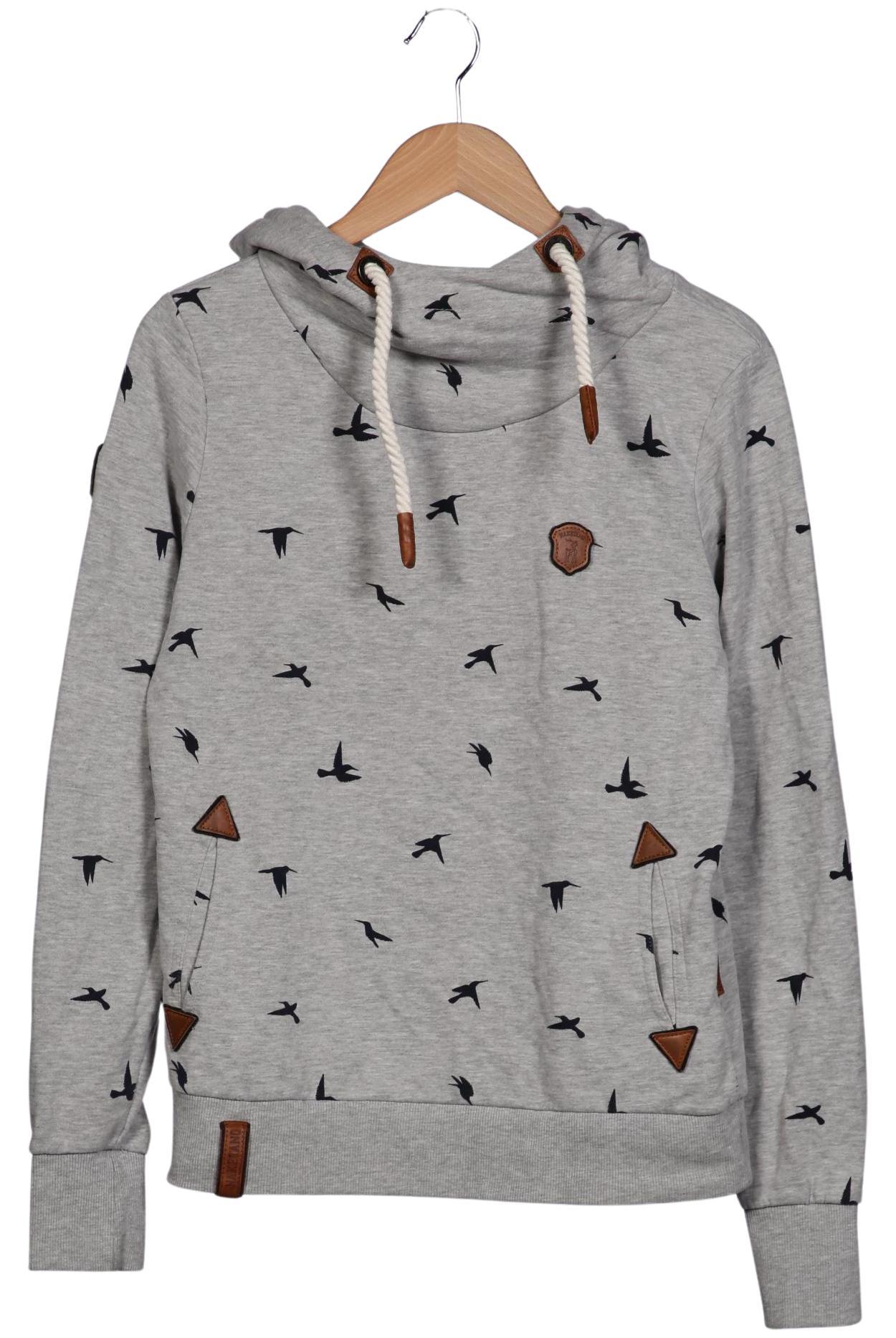 

Naketano Damen Kapuzenpullover, grau, Gr. 38