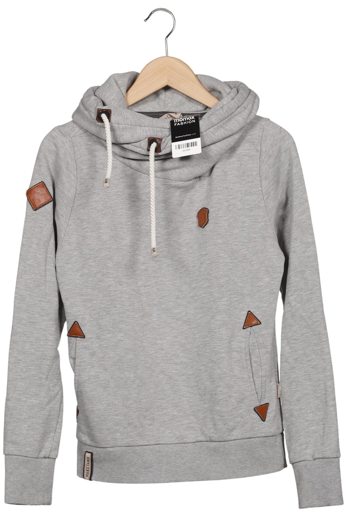 

Naketano Damen Kapuzenpullover, grau, Gr. 38