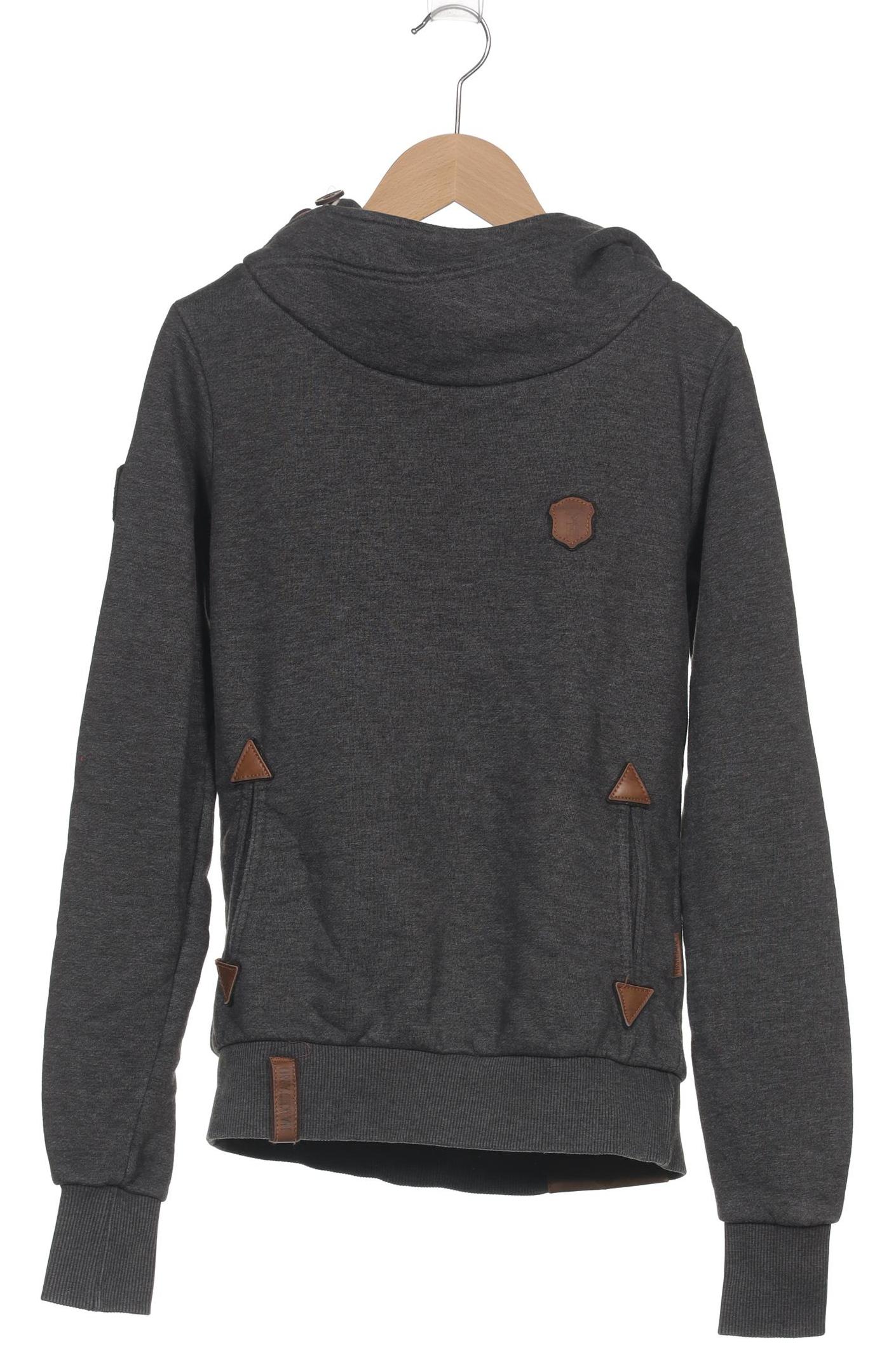 

Naketano Damen Kapuzenpullover, grau, Gr. 34