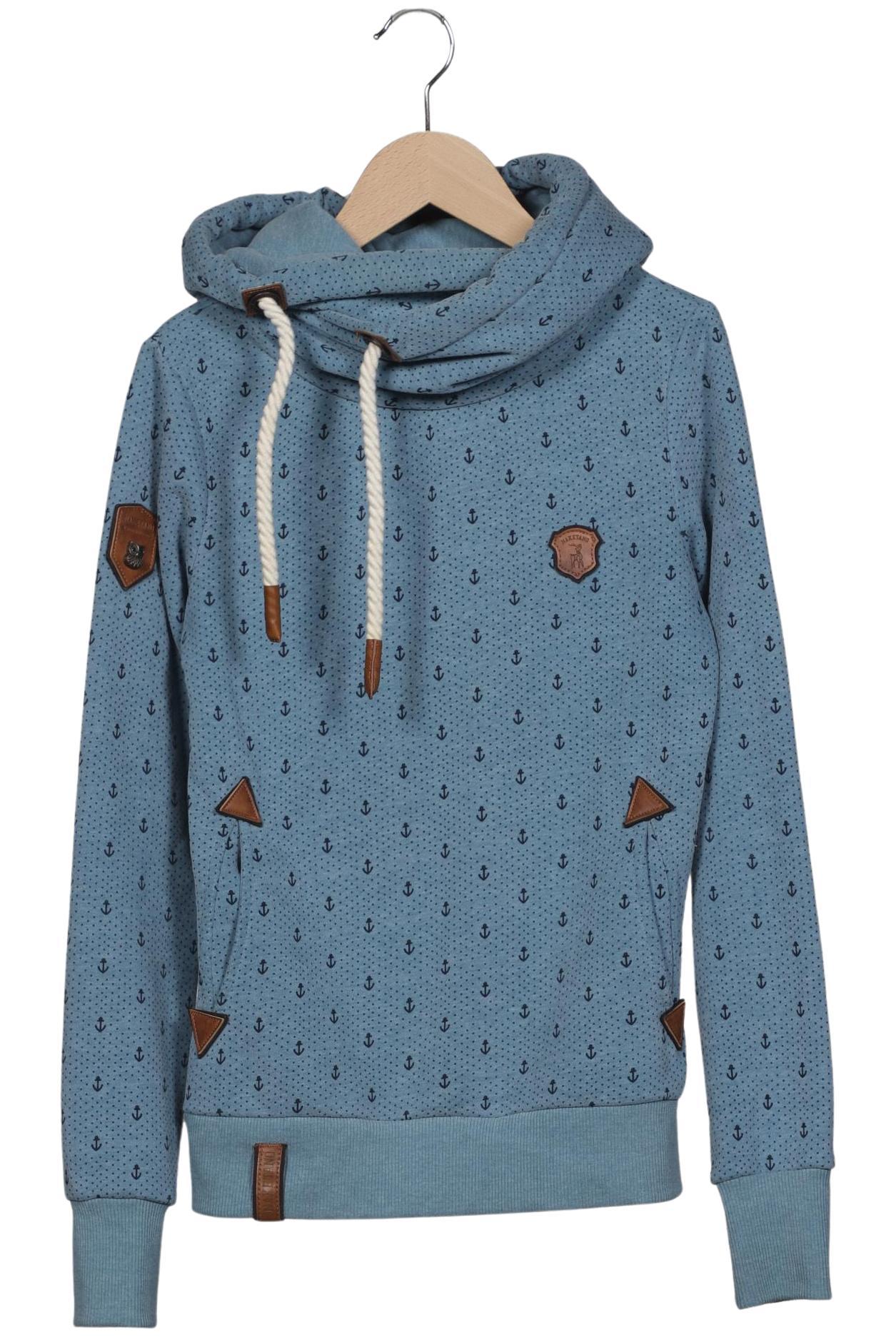 

Naketano Damen Kapuzenpullover, hellblau, Gr. 34