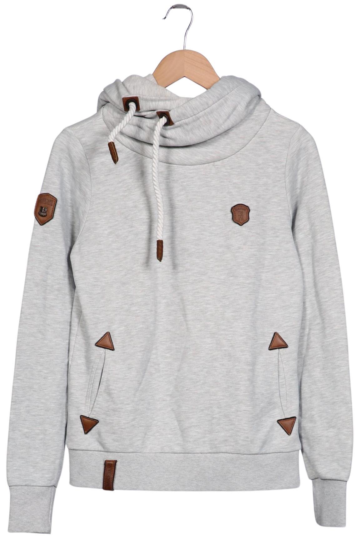 

Naketano Damen Kapuzenpullover, grau, Gr. 38