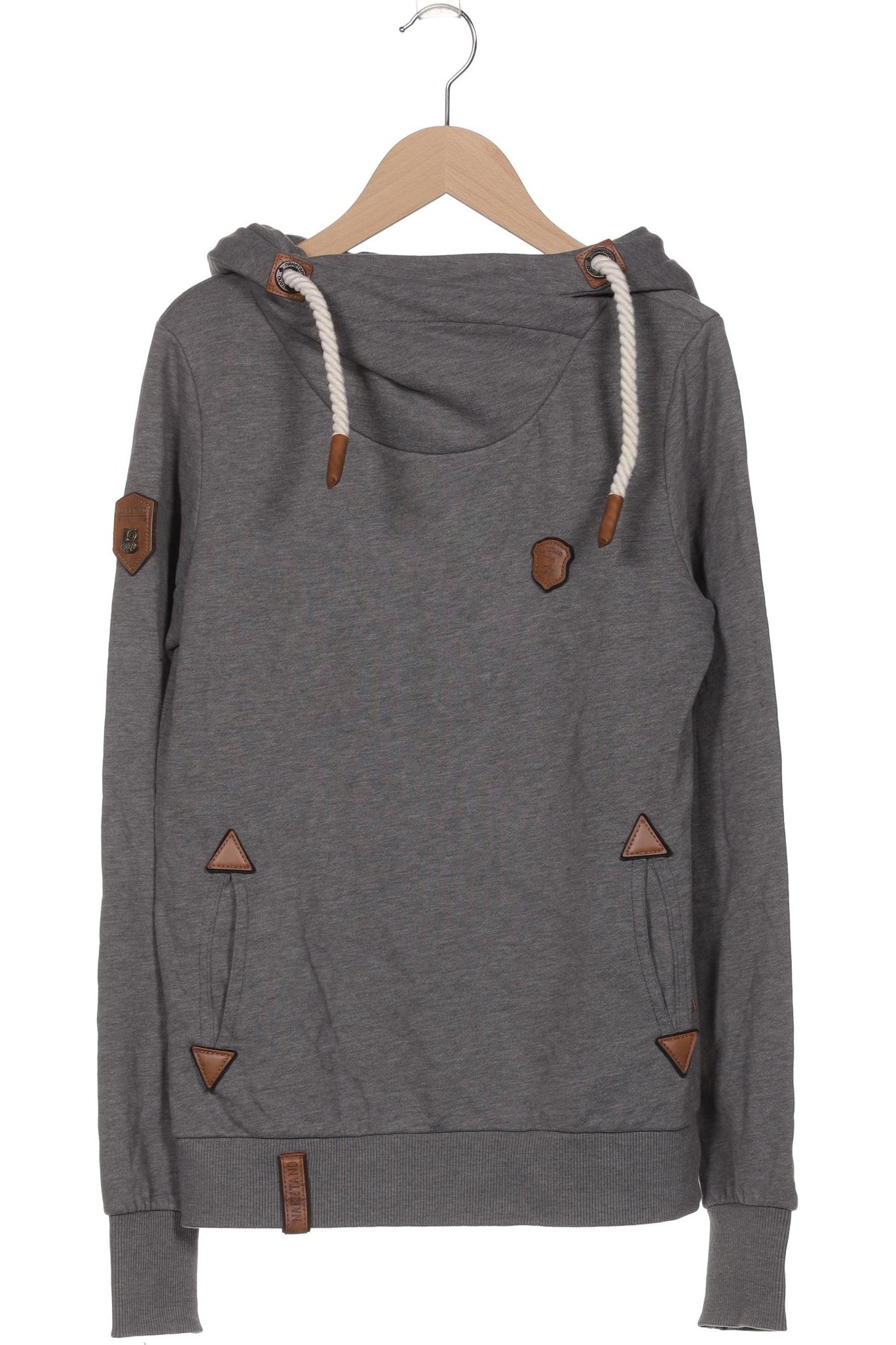 

Naketano Damen Kapuzenpullover, grau, Gr. 36