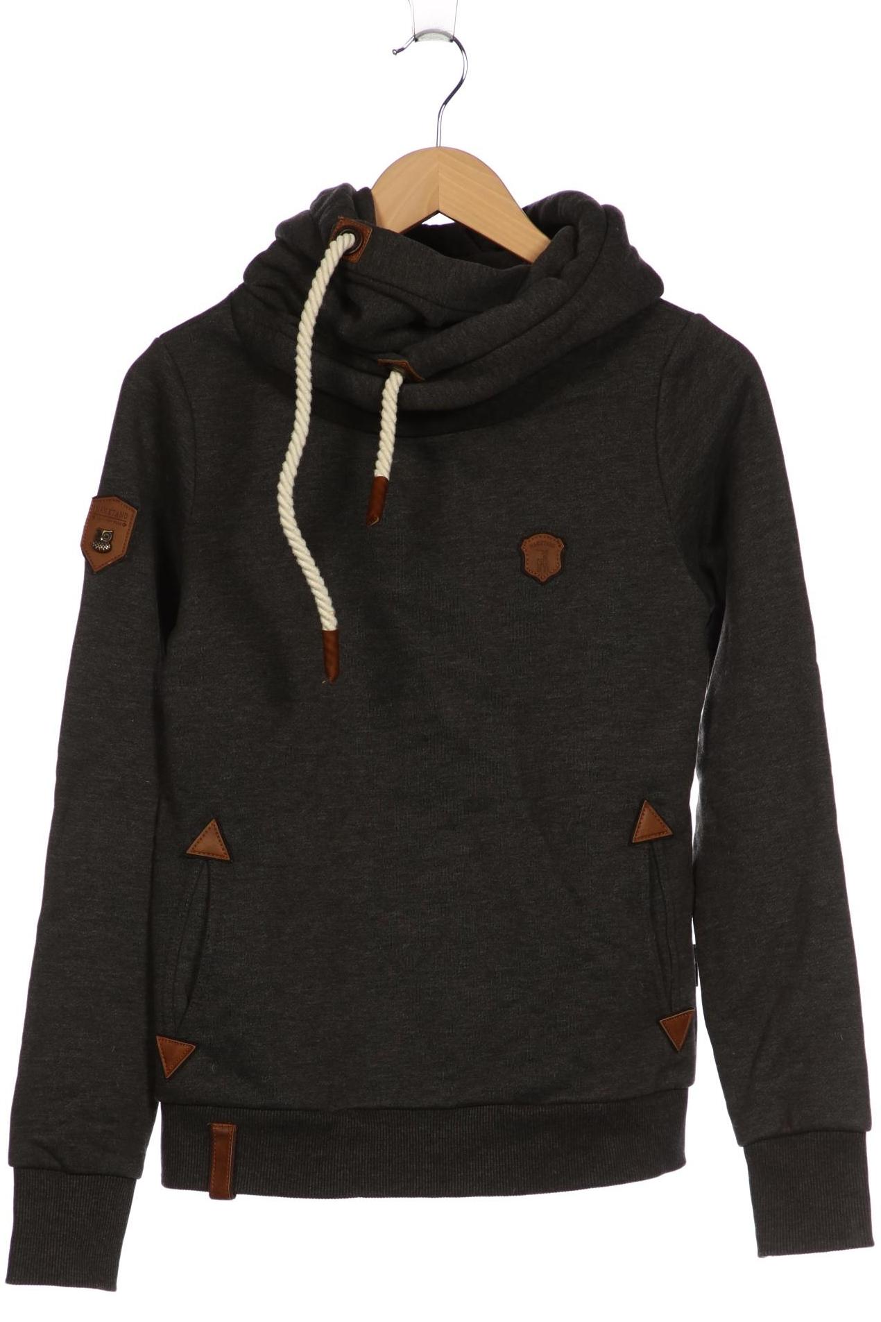 

Naketano Damen Kapuzenpullover, grau, Gr. 38