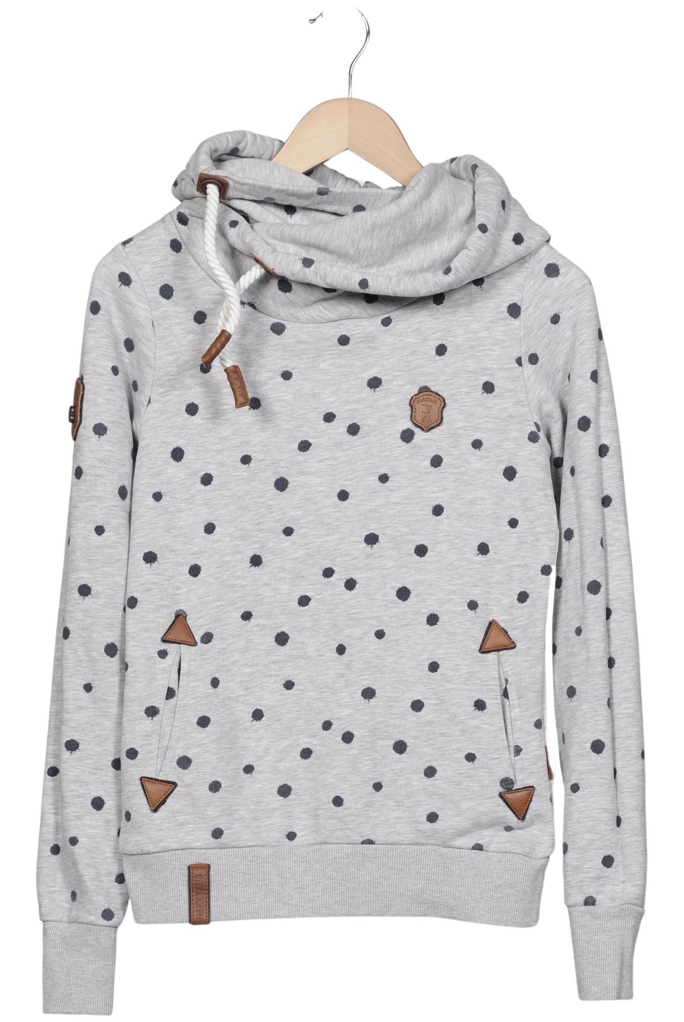 

Naketano Damen Kapuzenpullover, grau, Gr. 36