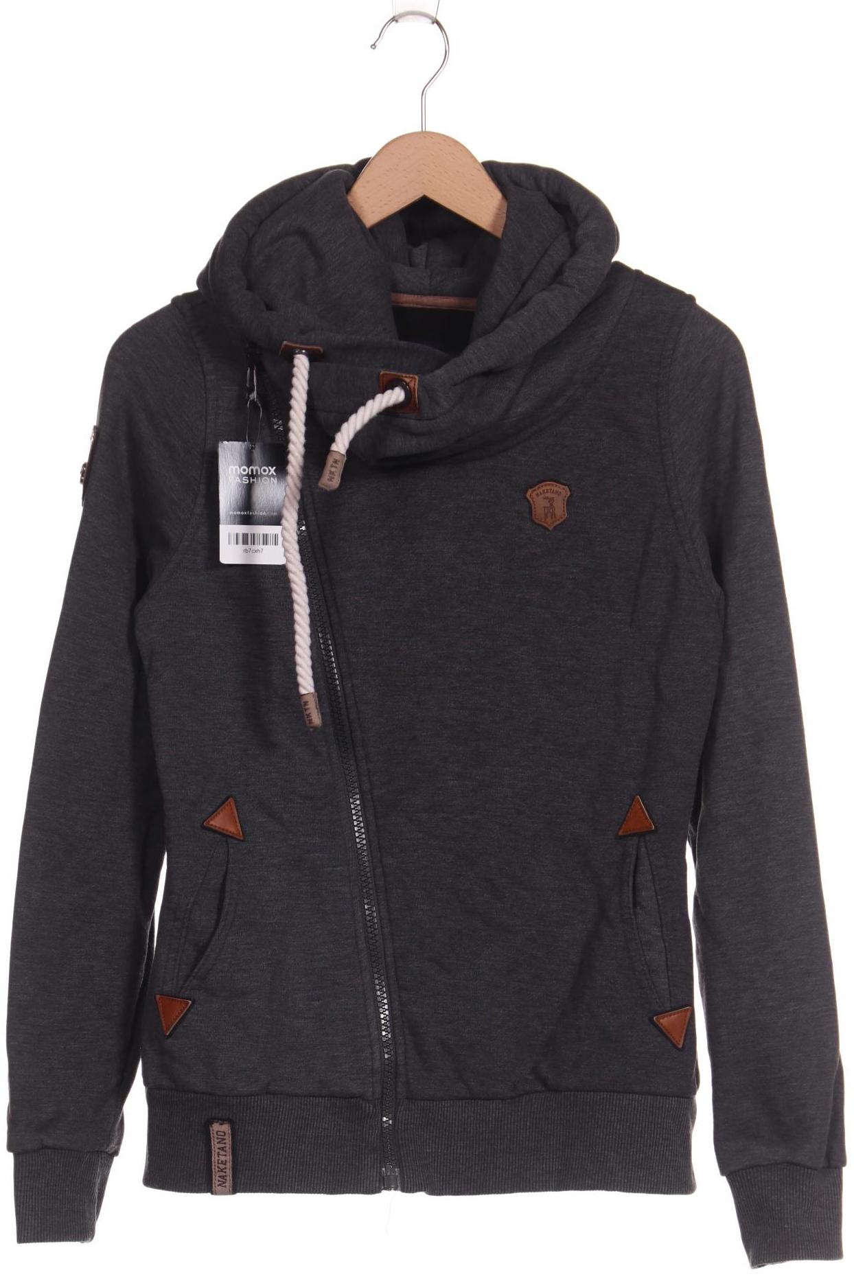 

Naketano Damen Kapuzenpullover, grau, Gr. 38