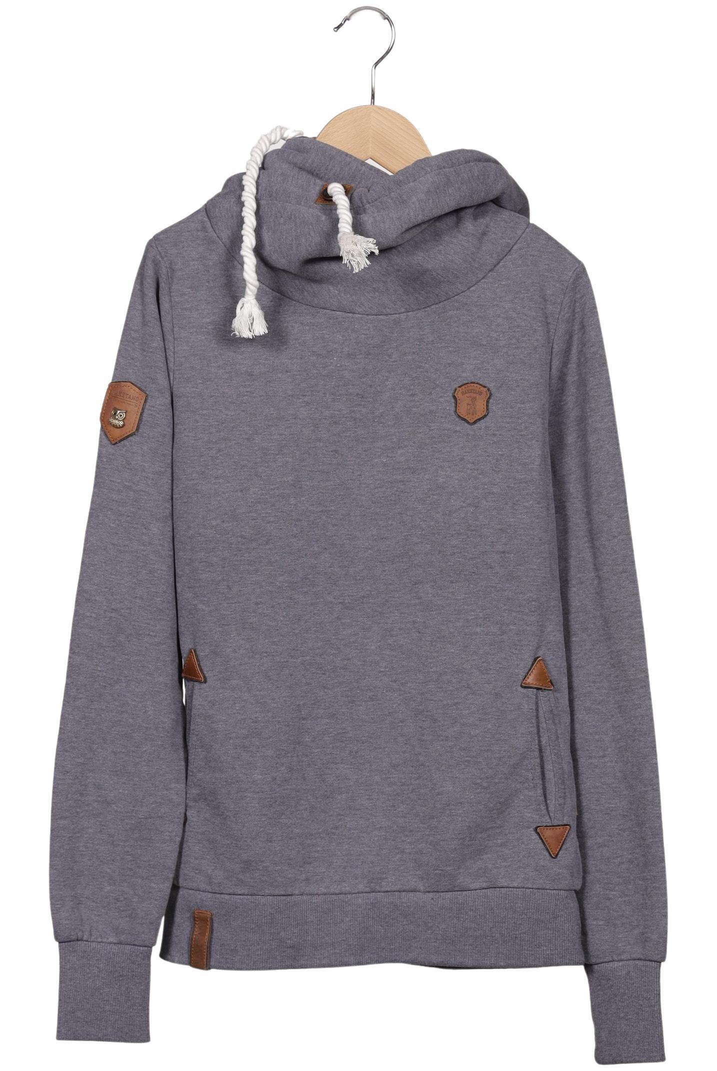 

Naketano Damen Kapuzenpullover, grau, Gr. 38