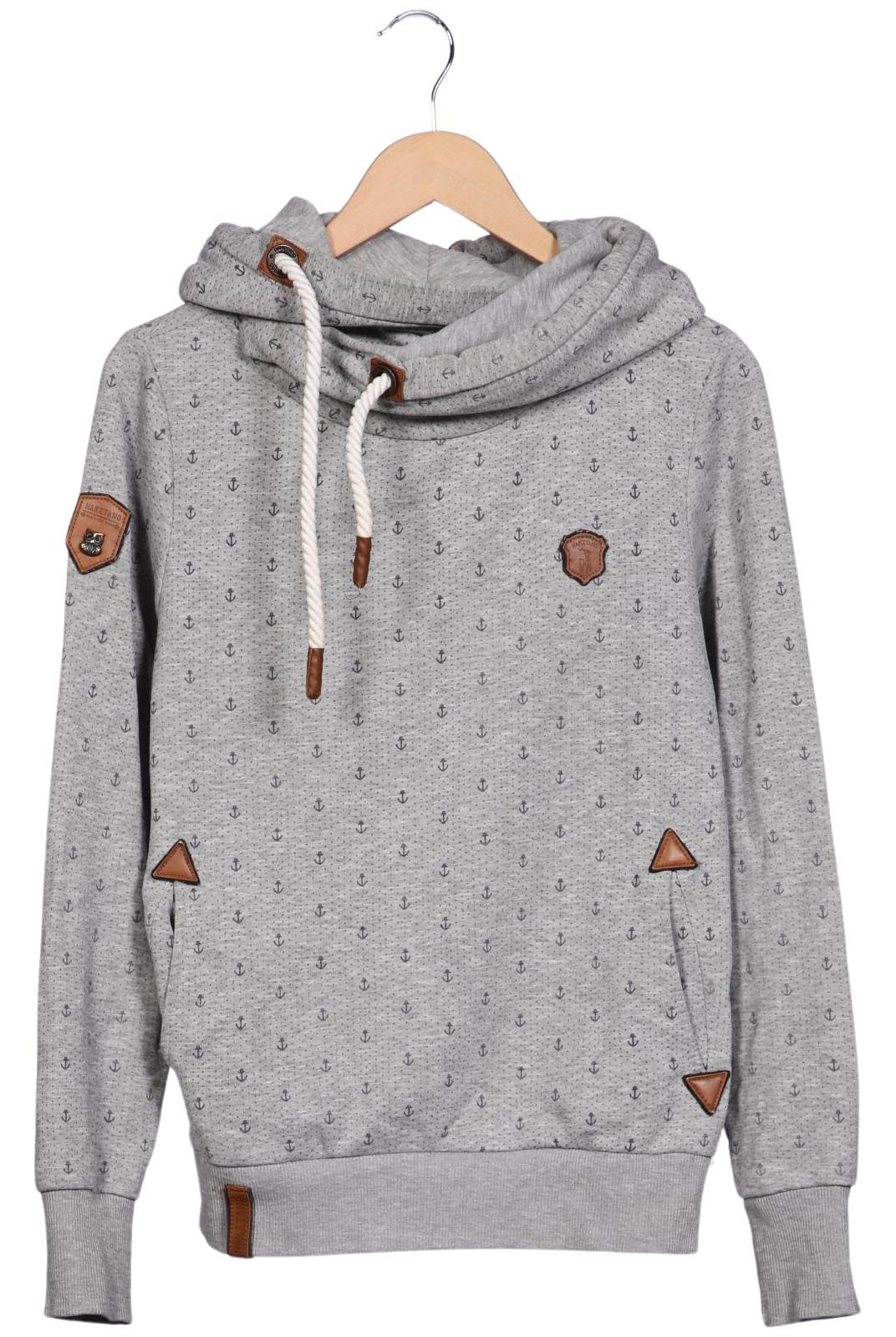

Naketano Damen Kapuzenpullover, grau, Gr. 38