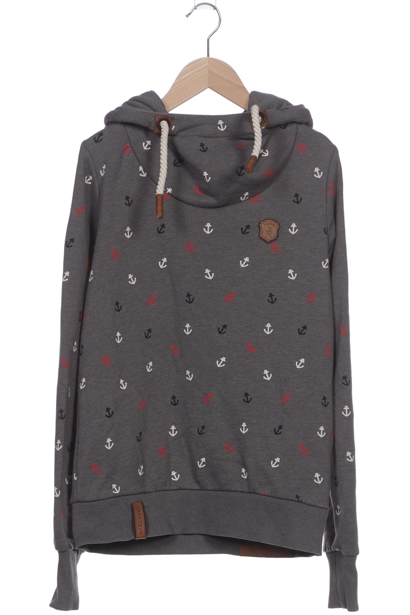 

Naketano Damen Kapuzenpullover, grau, Gr. 38
