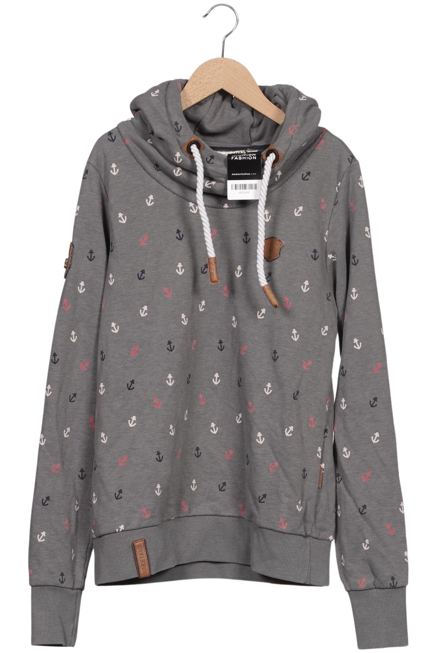 

Naketano Damen Kapuzenpullover, grau, Gr. 42