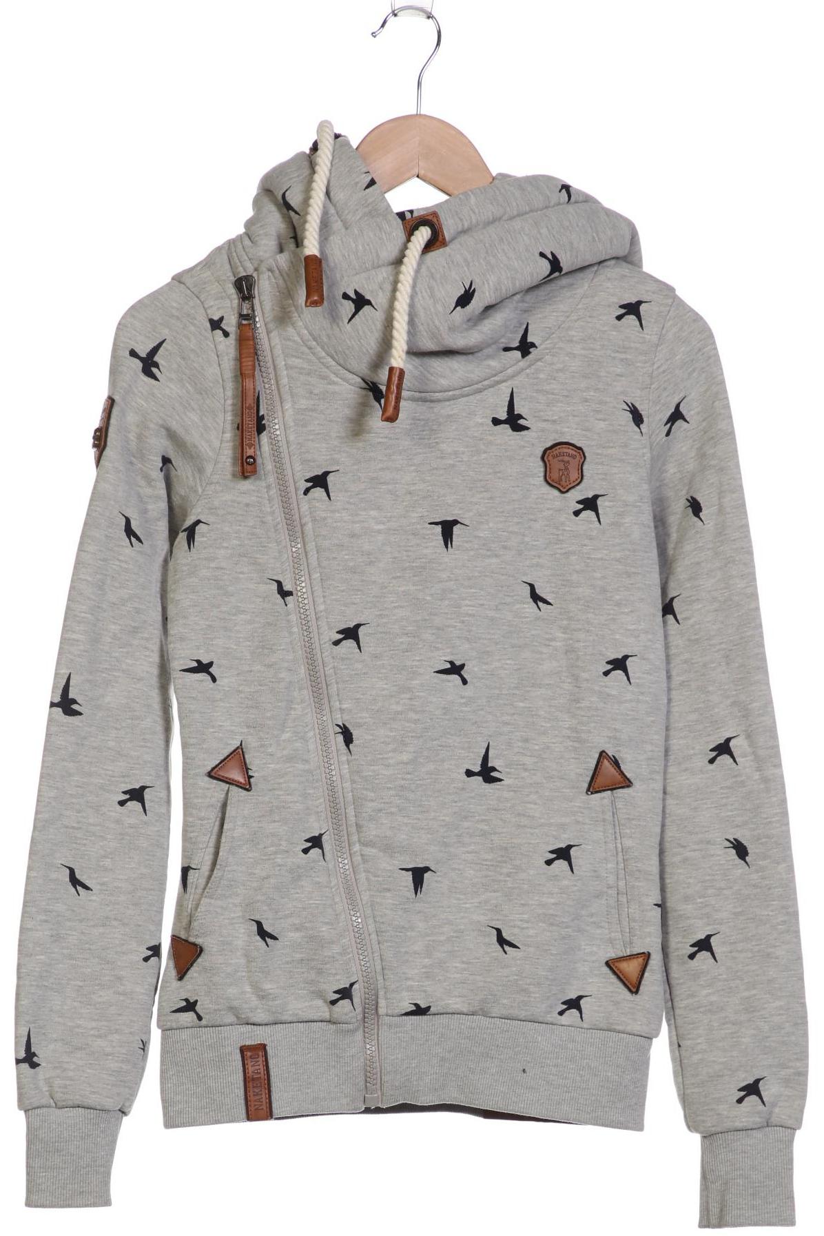 

Naketano Damen Kapuzenpullover, grau, Gr. 36