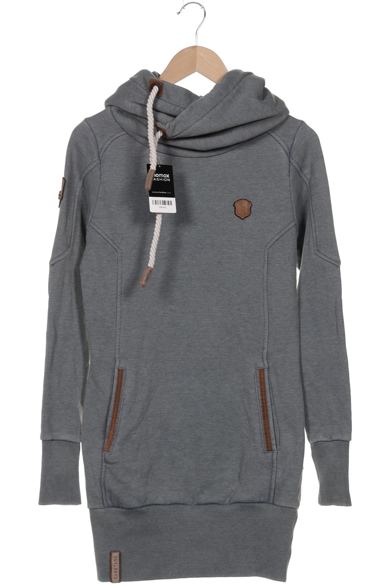 

Naketano Damen Kapuzenpullover, grau, Gr. 38