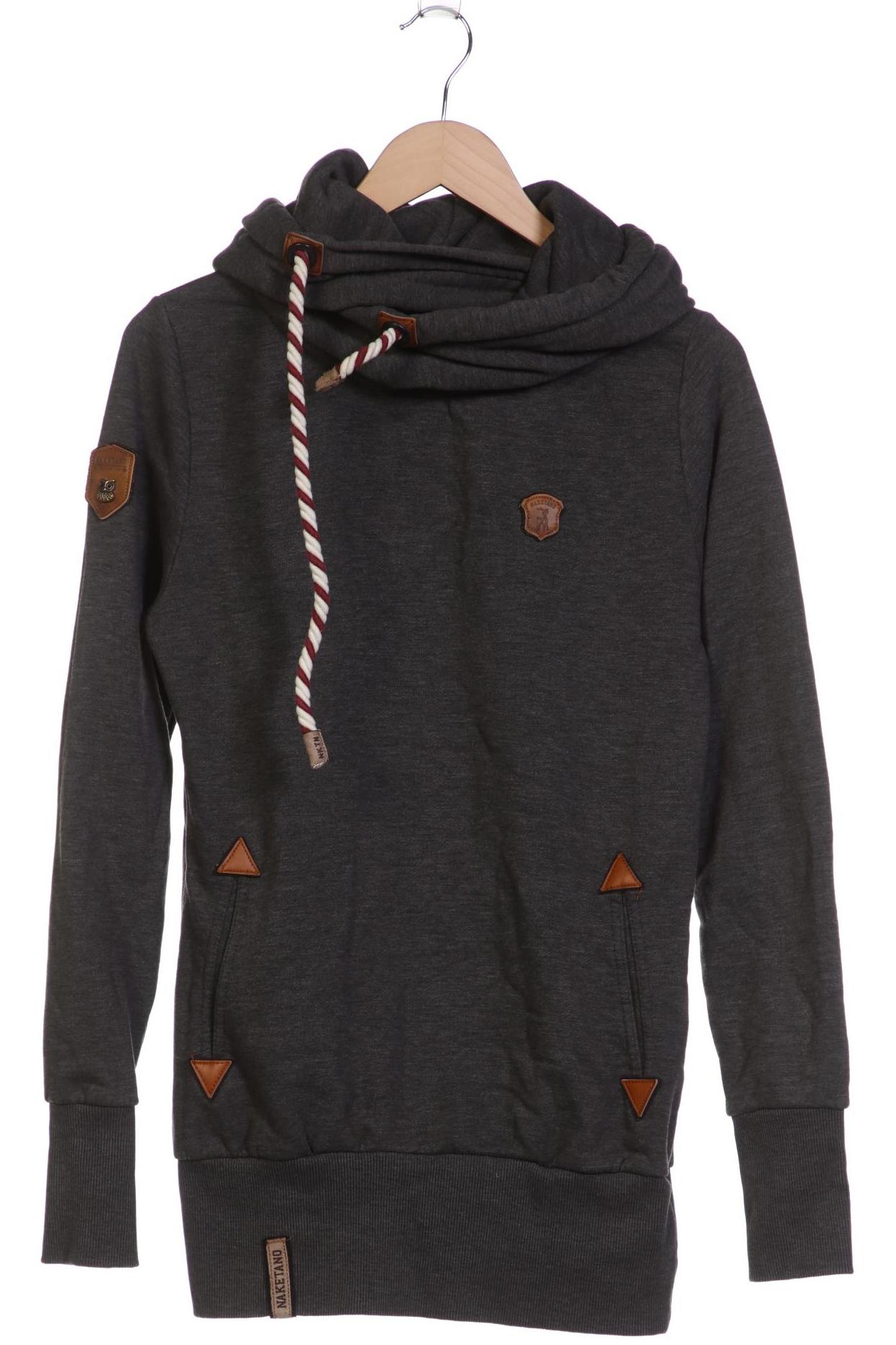 

Naketano Damen Kapuzenpullover, grau, Gr. 38