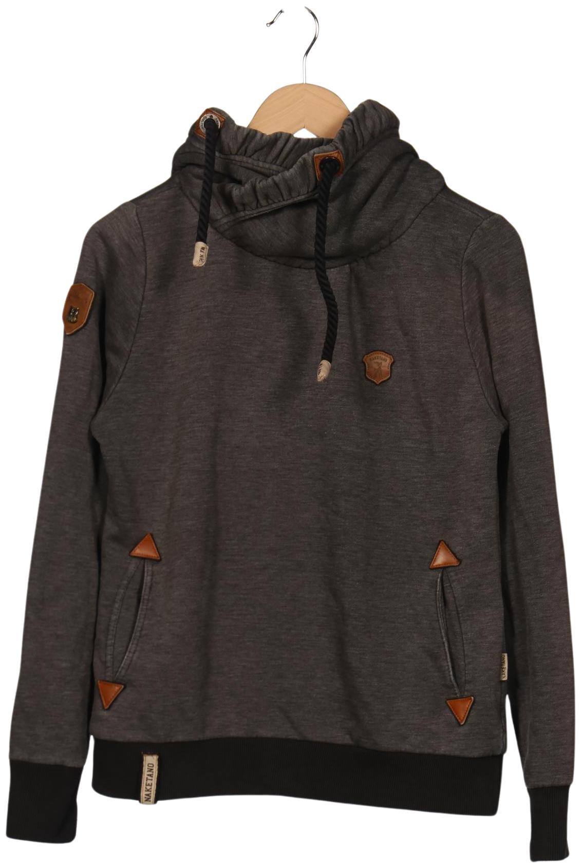 

Naketano Damen Kapuzenpullover, grau, Gr. 38
