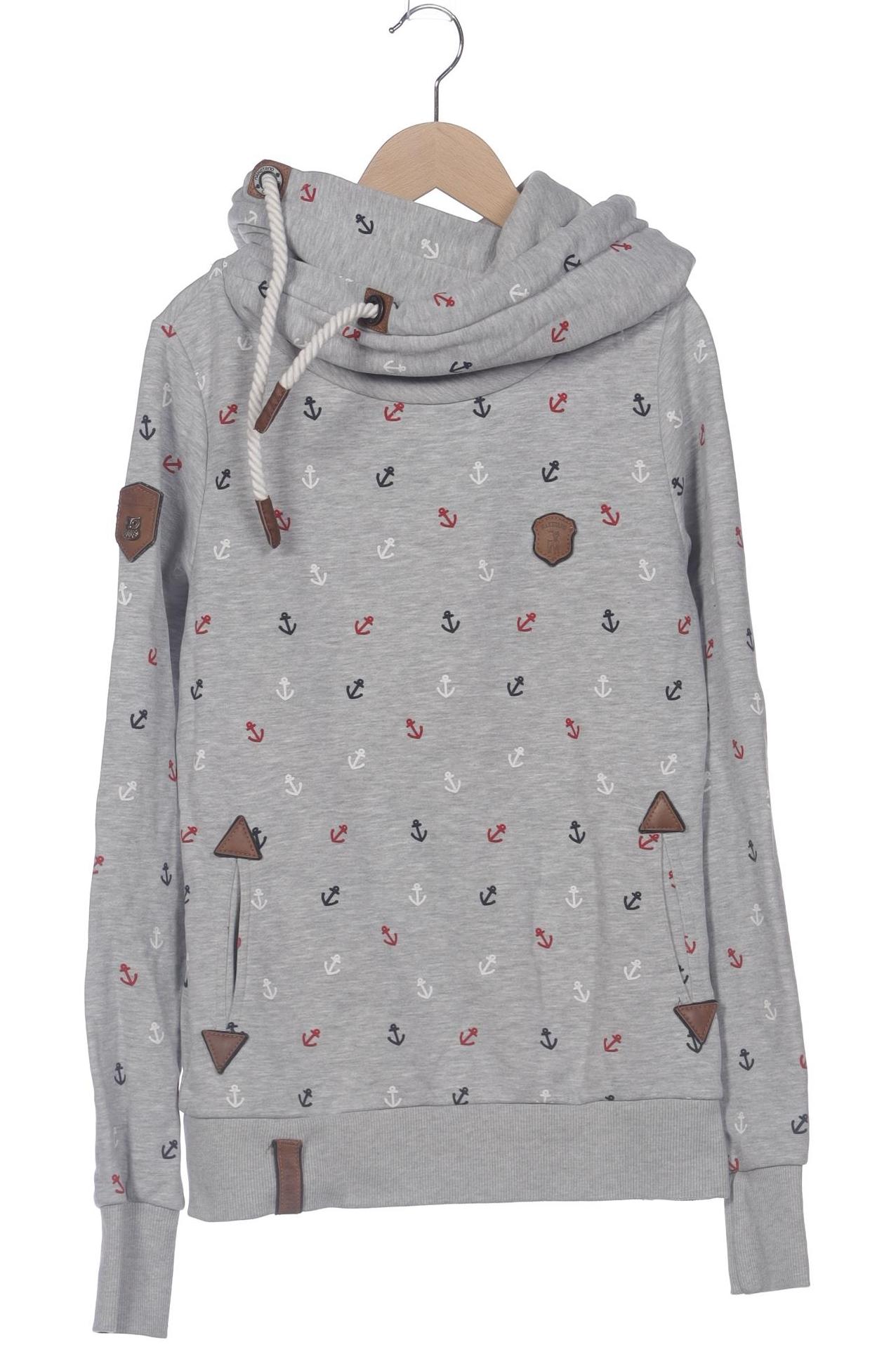 

Naketano Damen Kapuzenpullover, grau, Gr. 38