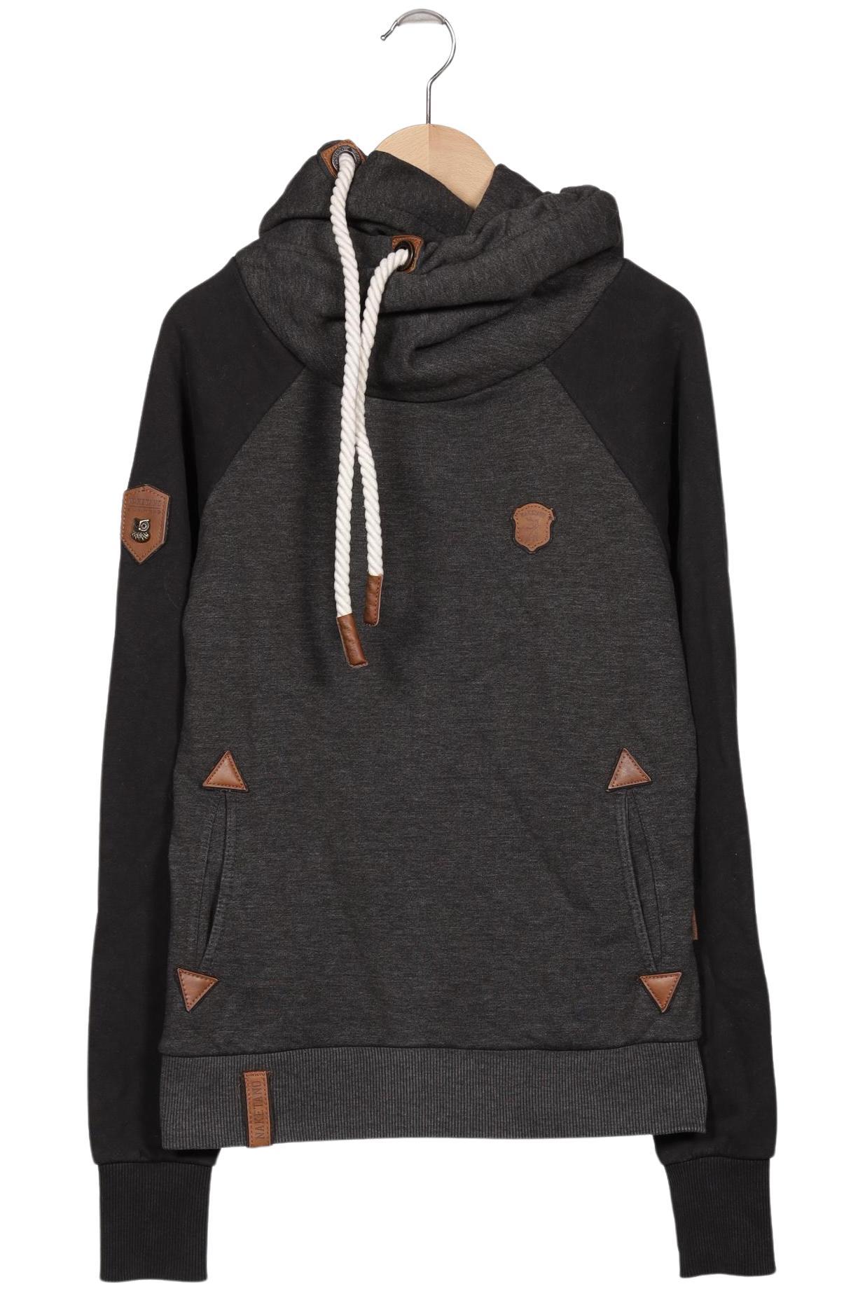 

Naketano Damen Kapuzenpullover, grau, Gr. 36