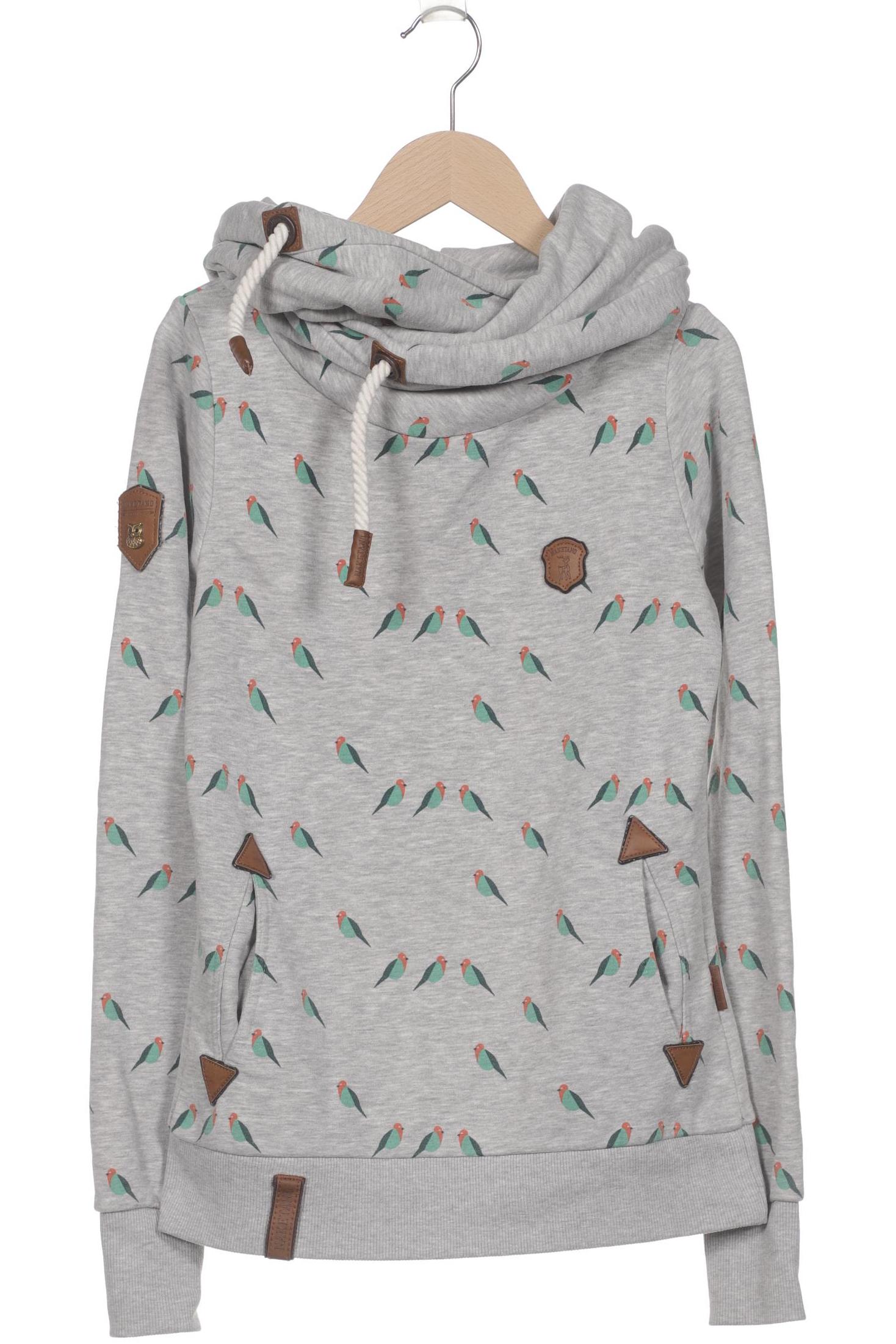 

Naketano Damen Kapuzenpullover, grau, Gr. 34