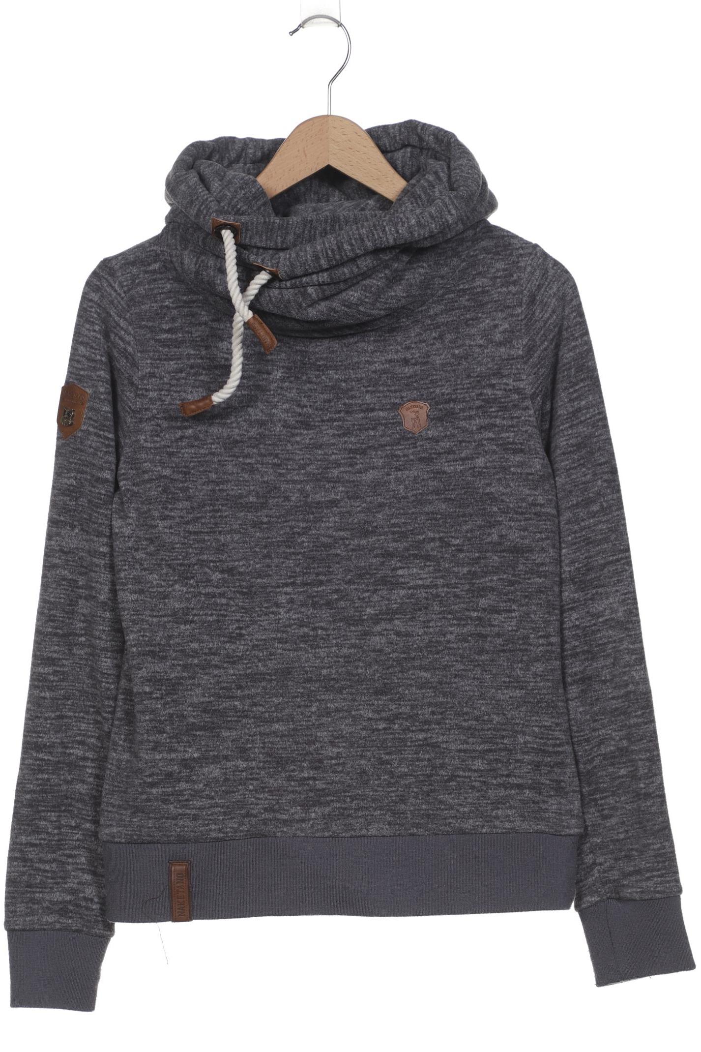 

Naketano Damen Kapuzenpullover, grau, Gr. 38