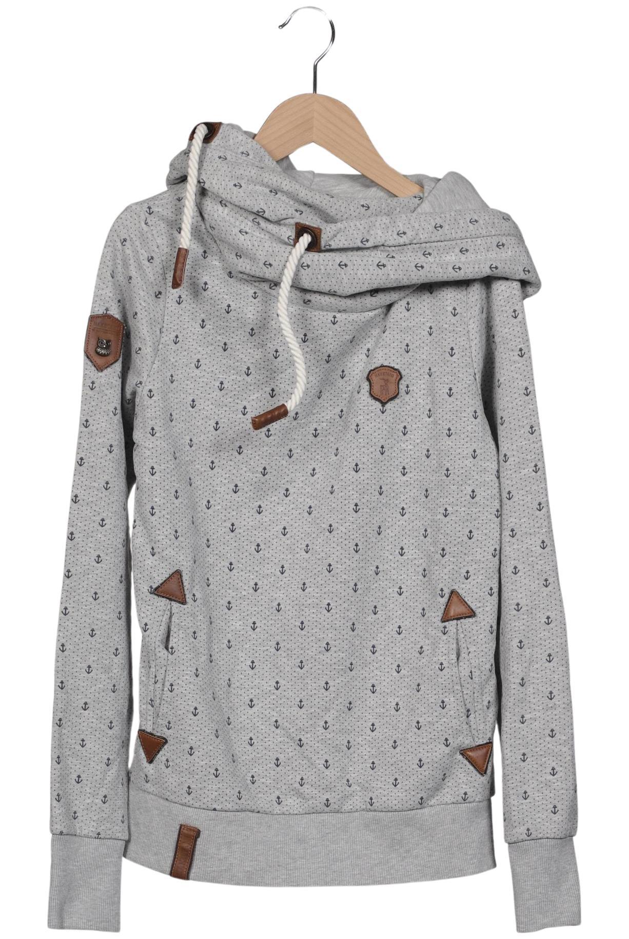 

Naketano Damen Kapuzenpullover, grau, Gr. 38