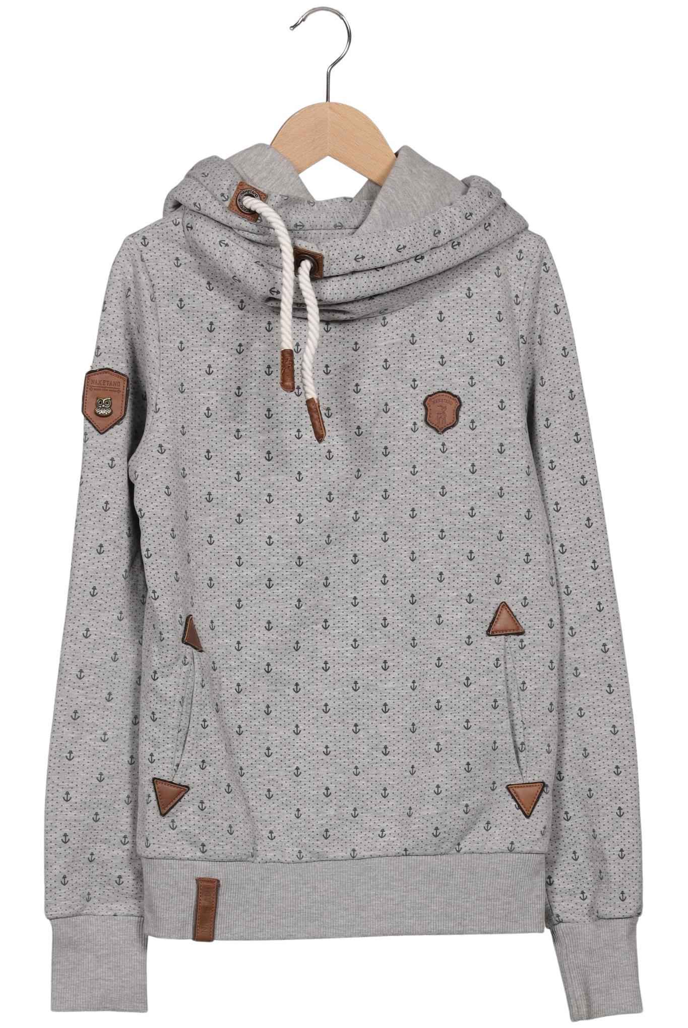 

Naketano Damen Kapuzenpullover, grau, Gr. 36