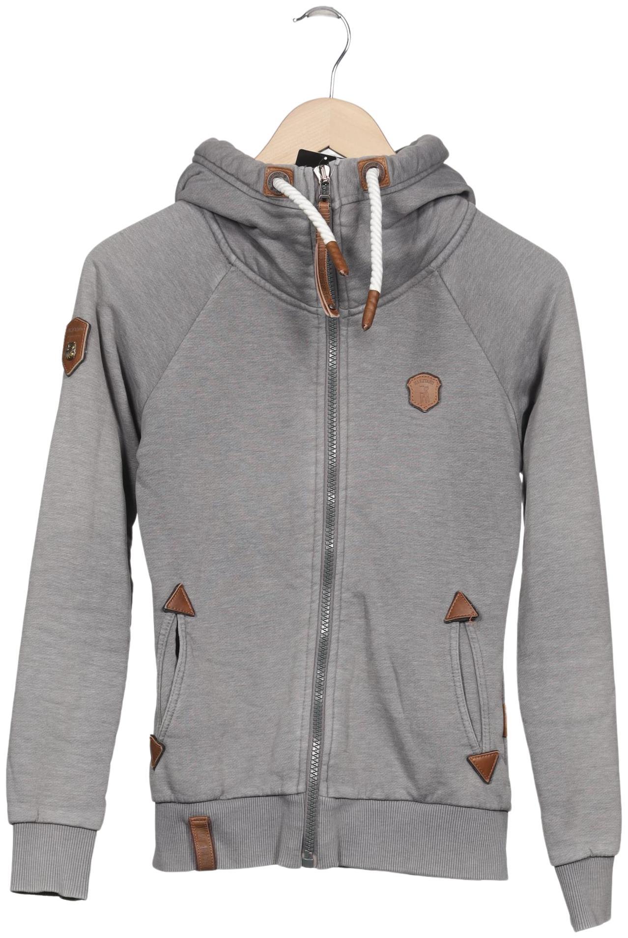 

Naketano Damen Kapuzenpullover, grau, Gr. 36