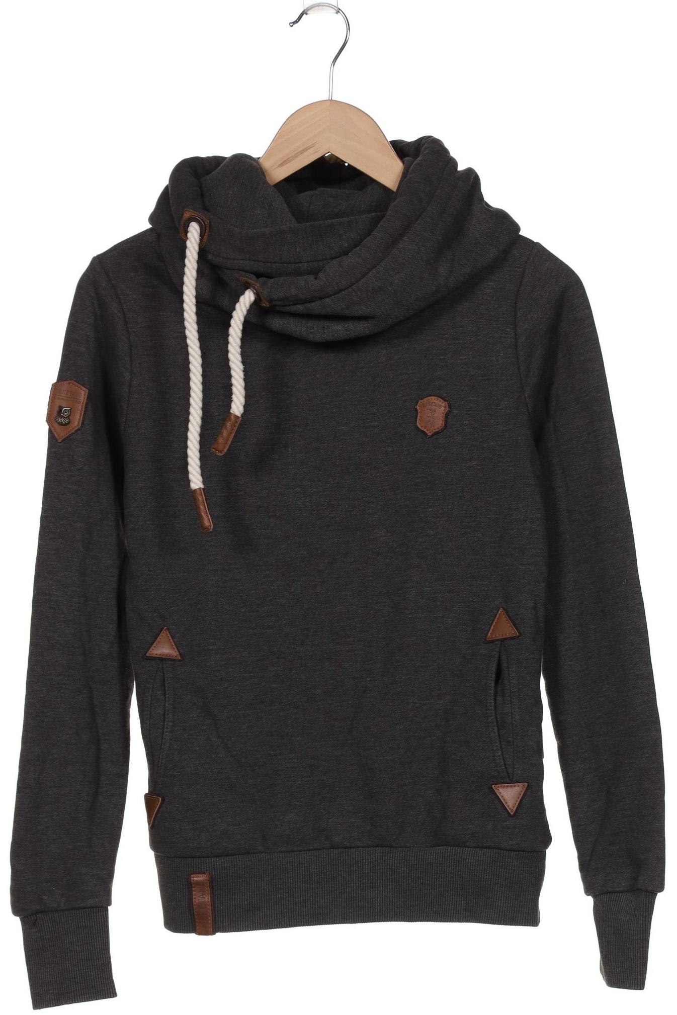 

Naketano Damen Kapuzenpullover, grau, Gr. 36