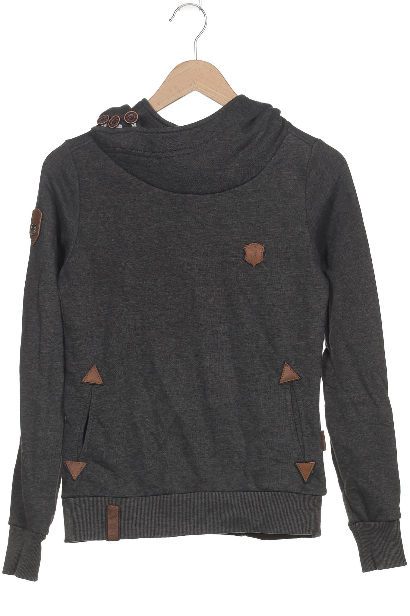 

Naketano Damen Kapuzenpullover, grau, Gr. 36