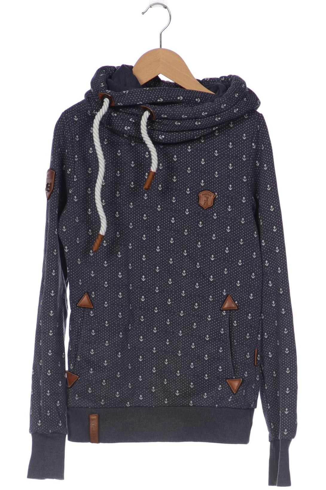 

Naketano Damen Kapuzenpullover, grau, Gr. 34