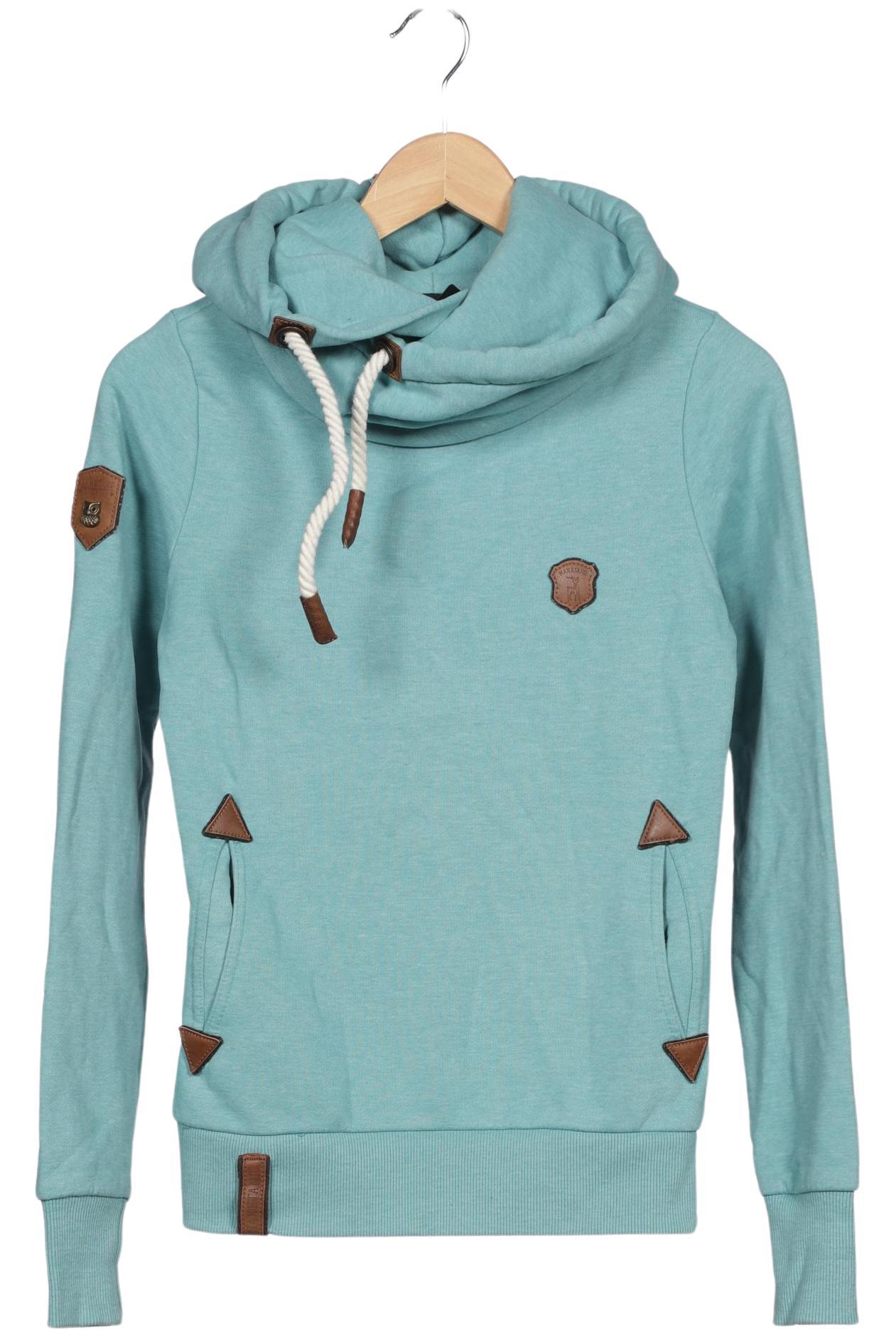 

Naketano Damen Kapuzenpullover, türkis, Gr. 34
