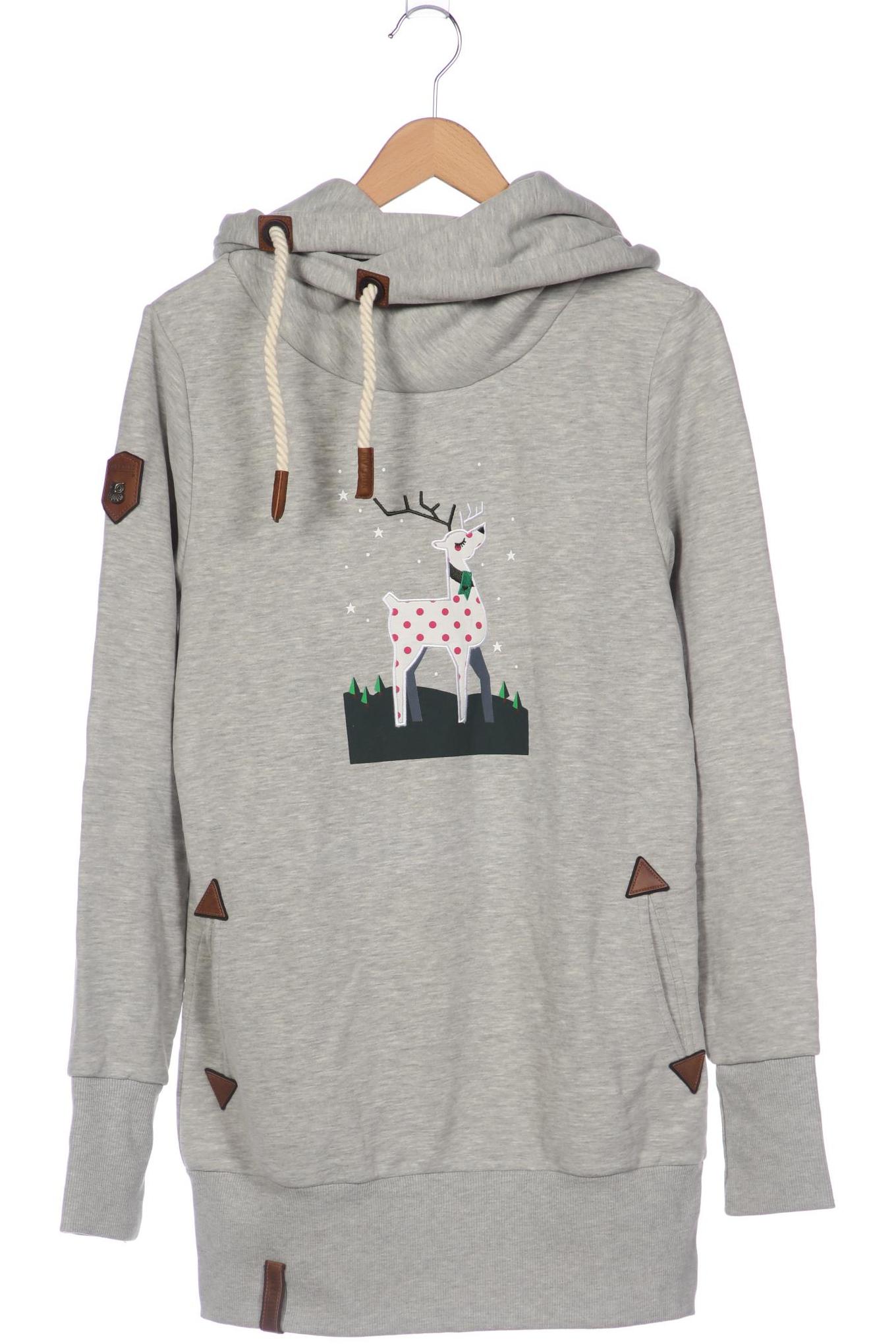 

Naketano Damen Kapuzenpullover, grau, Gr. 44