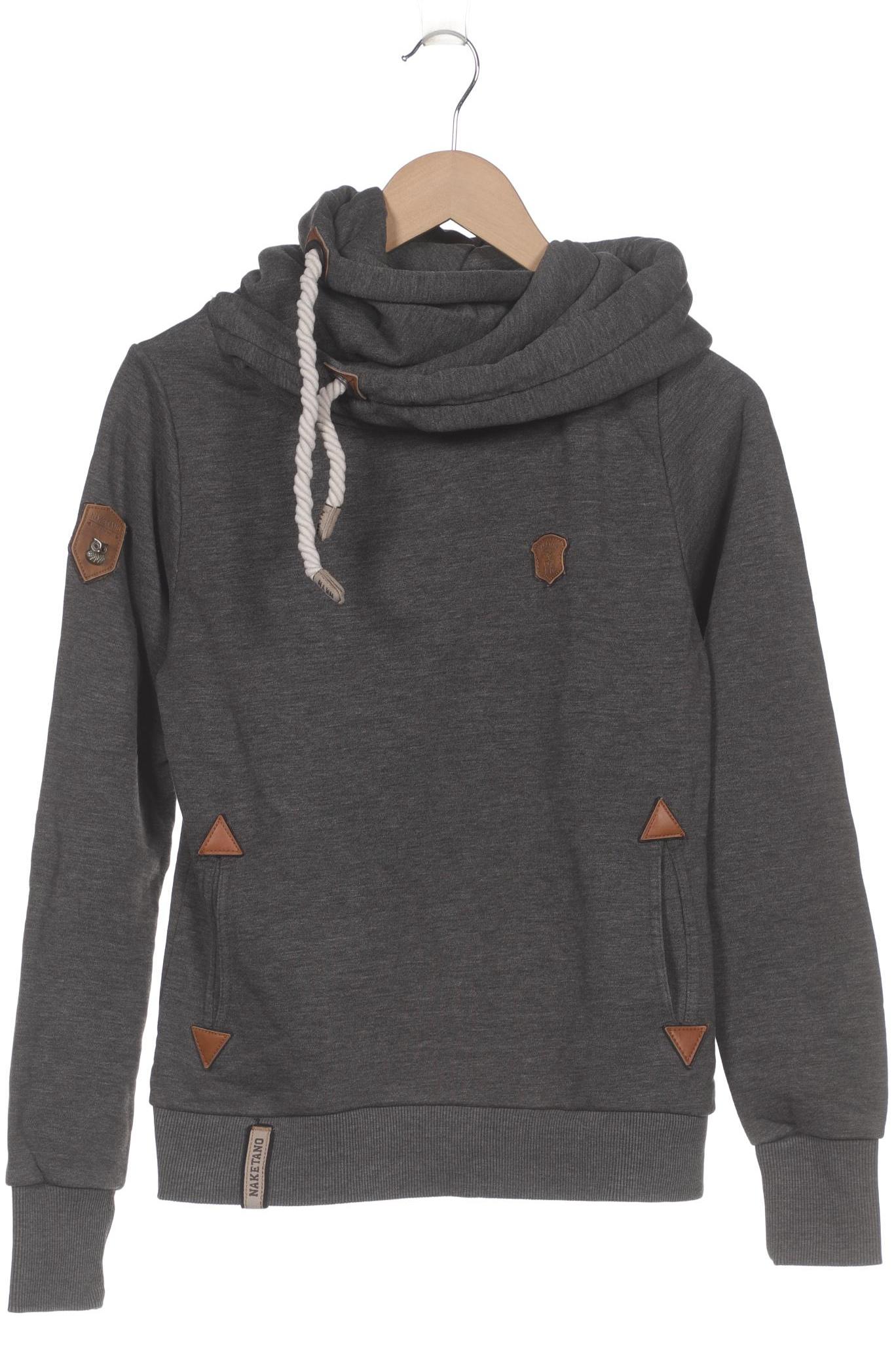 

Naketano Damen Kapuzenpullover, grau, Gr. 36