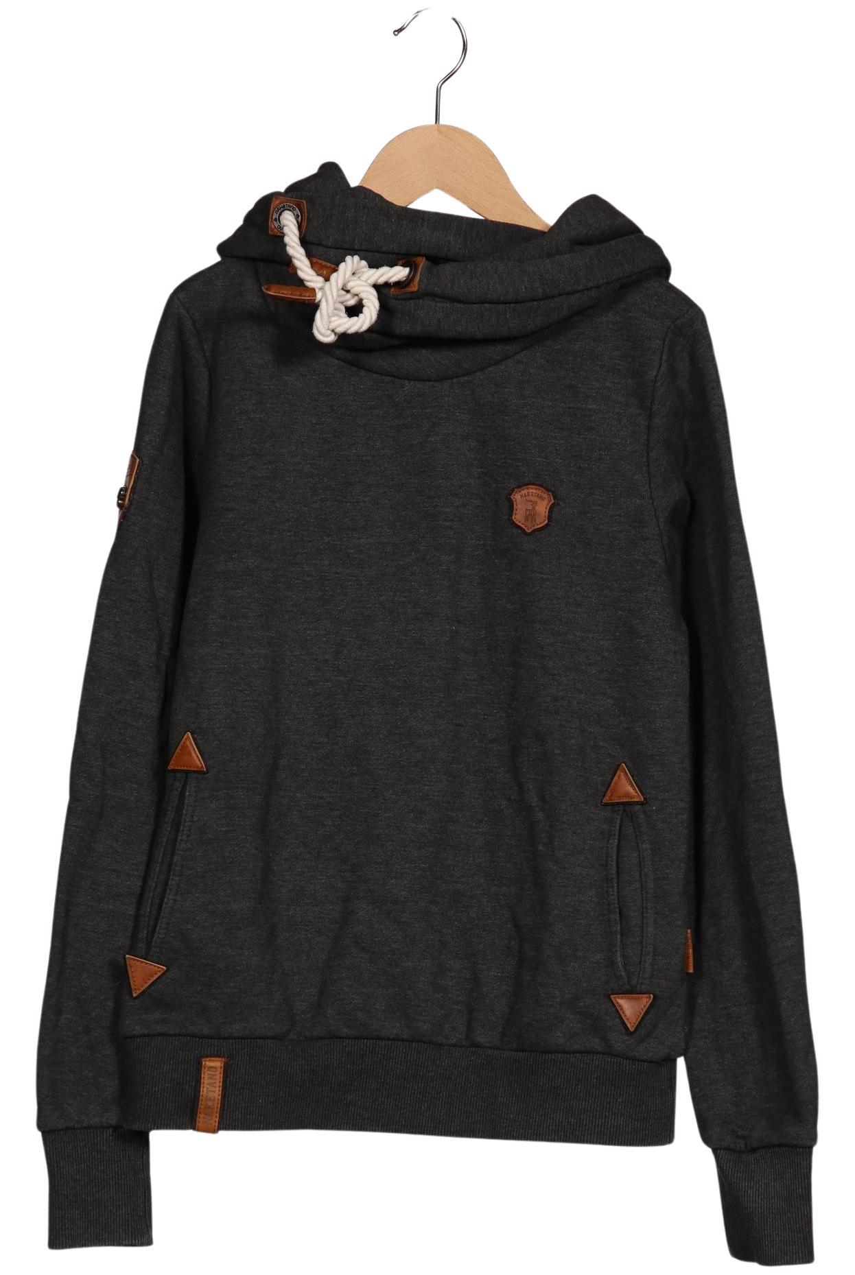 

Naketano Damen Kapuzenpullover, grau, Gr. 38