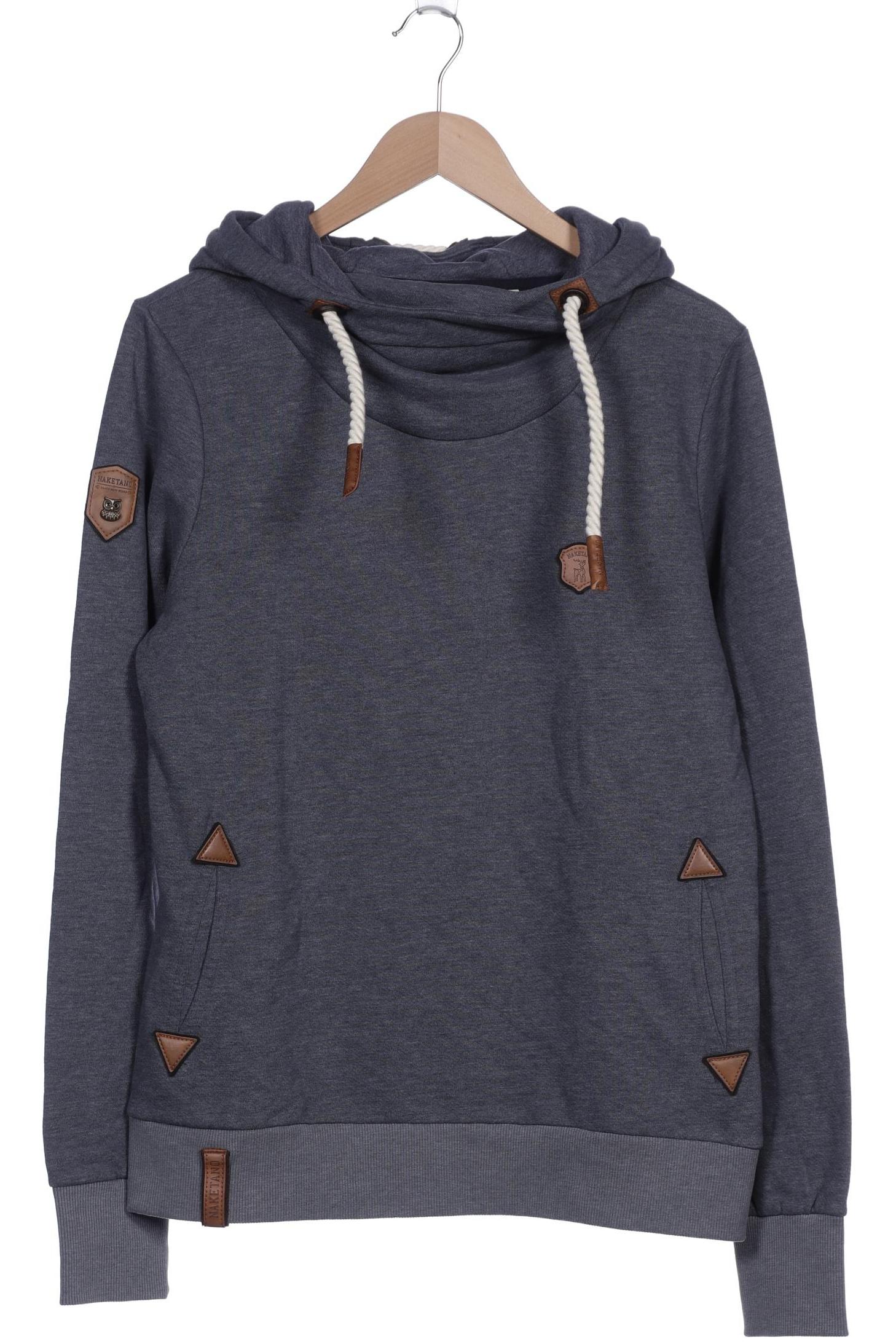 

Naketano Damen Kapuzenpullover, grau, Gr. 44