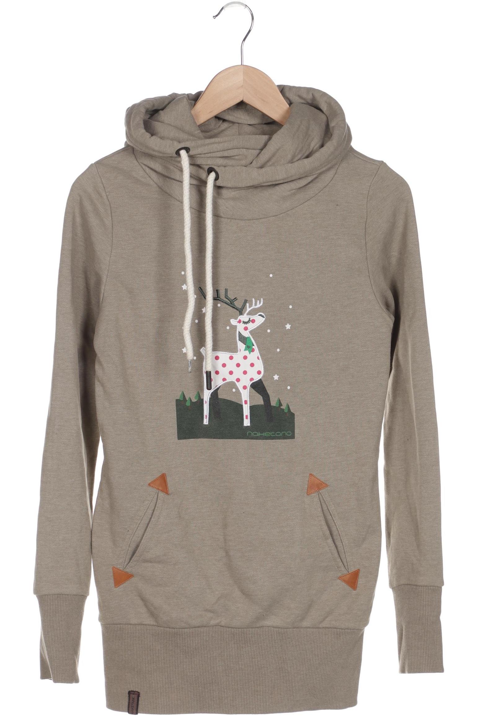 

Naketano Damen Kapuzenpullover, grau, Gr. 36