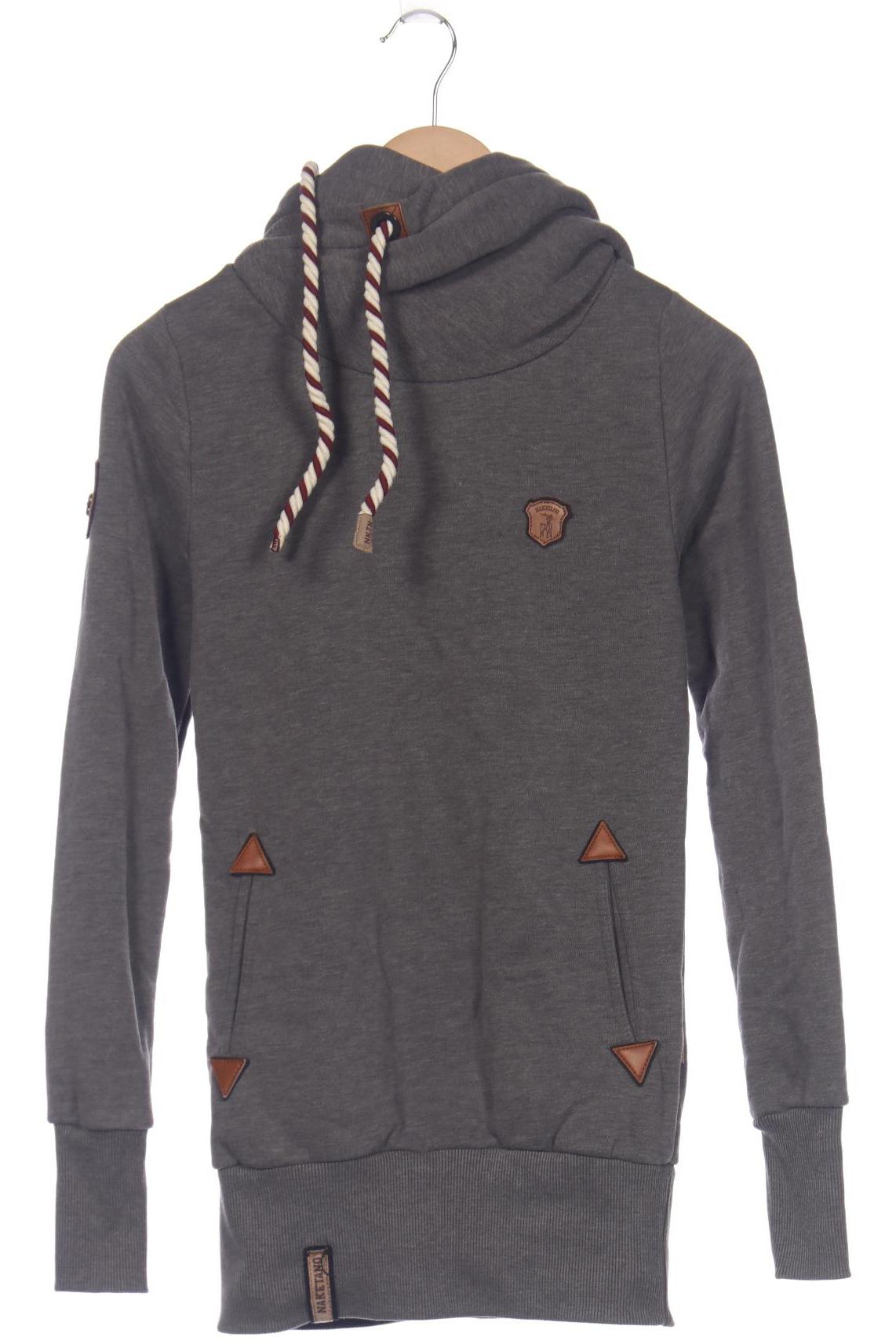 

Naketano Damen Kapuzenpullover, grau, Gr. 34