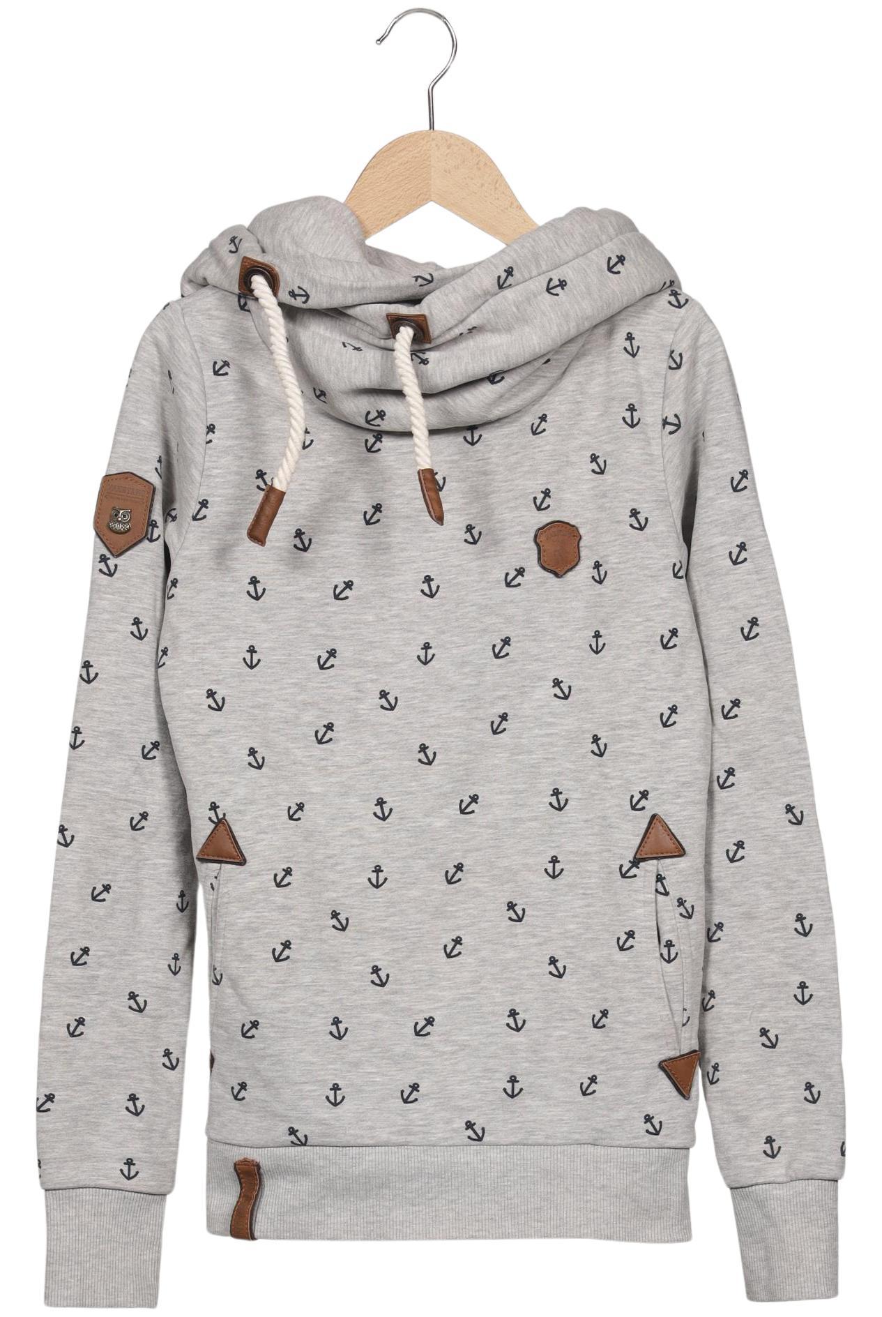 

Naketano Damen Kapuzenpullover, grau, Gr. 36