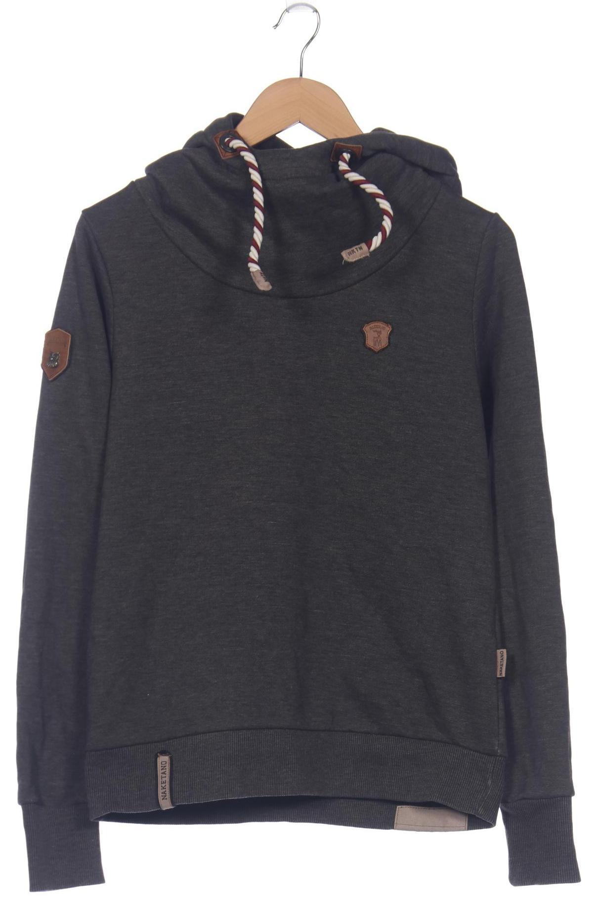 

Naketano Damen Kapuzenpullover, grau, Gr. 38