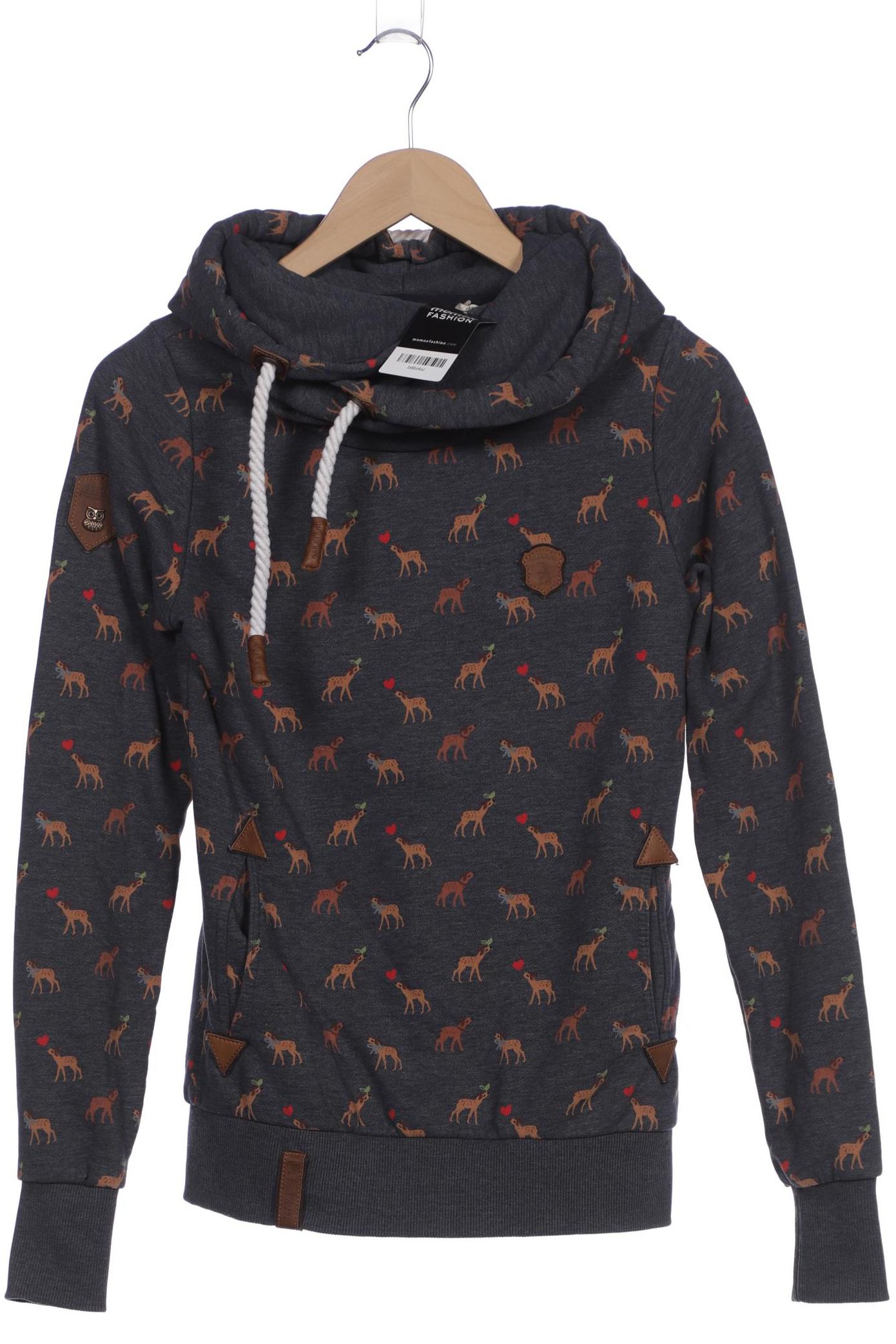 

Naketano Damen Kapuzenpullover, grau, Gr. 36