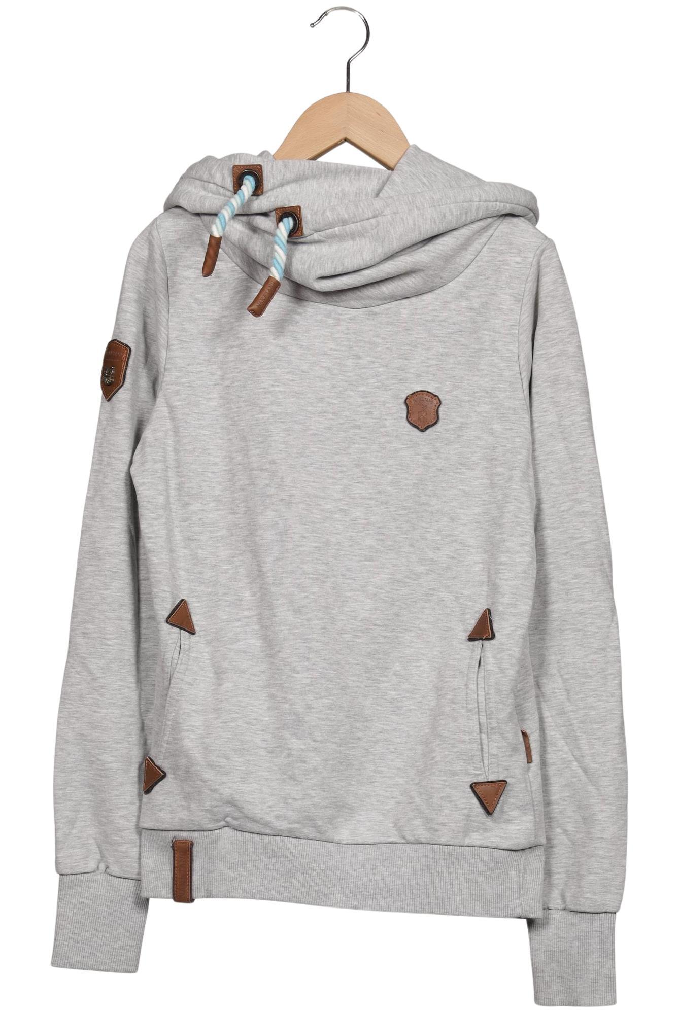 

Naketano Damen Kapuzenpullover, grau, Gr. 38
