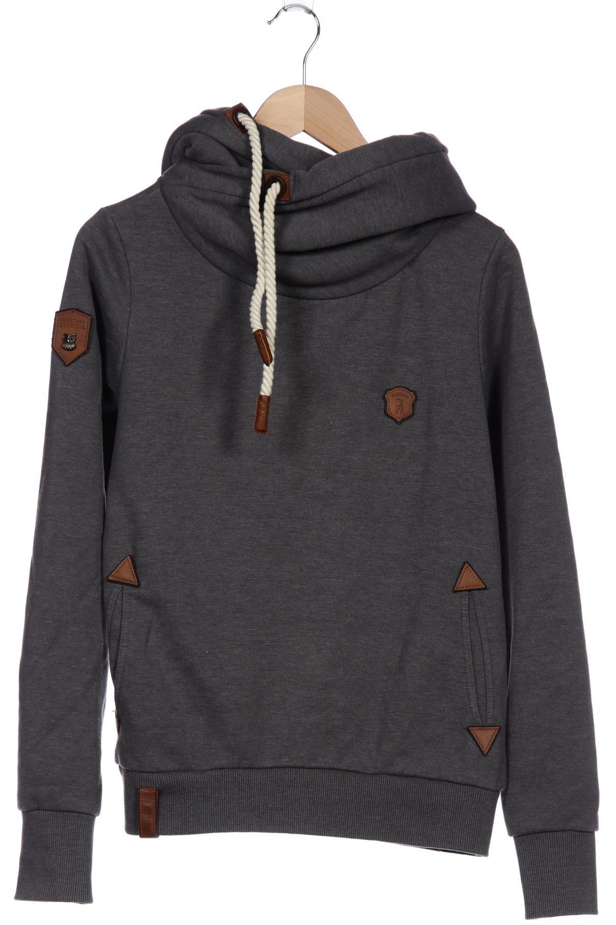 

Naketano Damen Kapuzenpullover, grau, Gr. 42