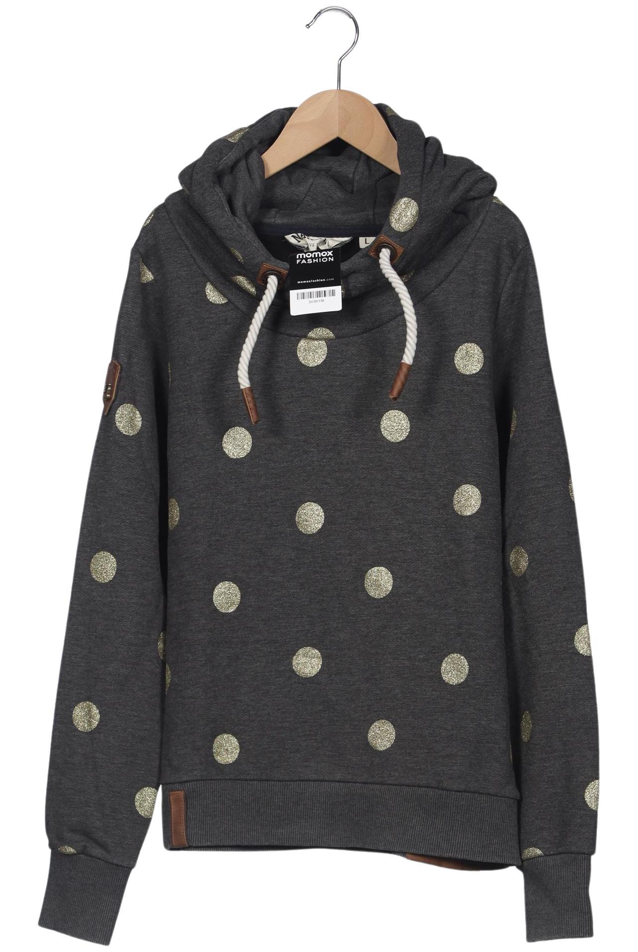 

Naketano Damen Kapuzenpullover, grau, Gr. 42